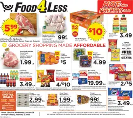 Preview of Food 4 Less weekly ads valid from 28.01.2026