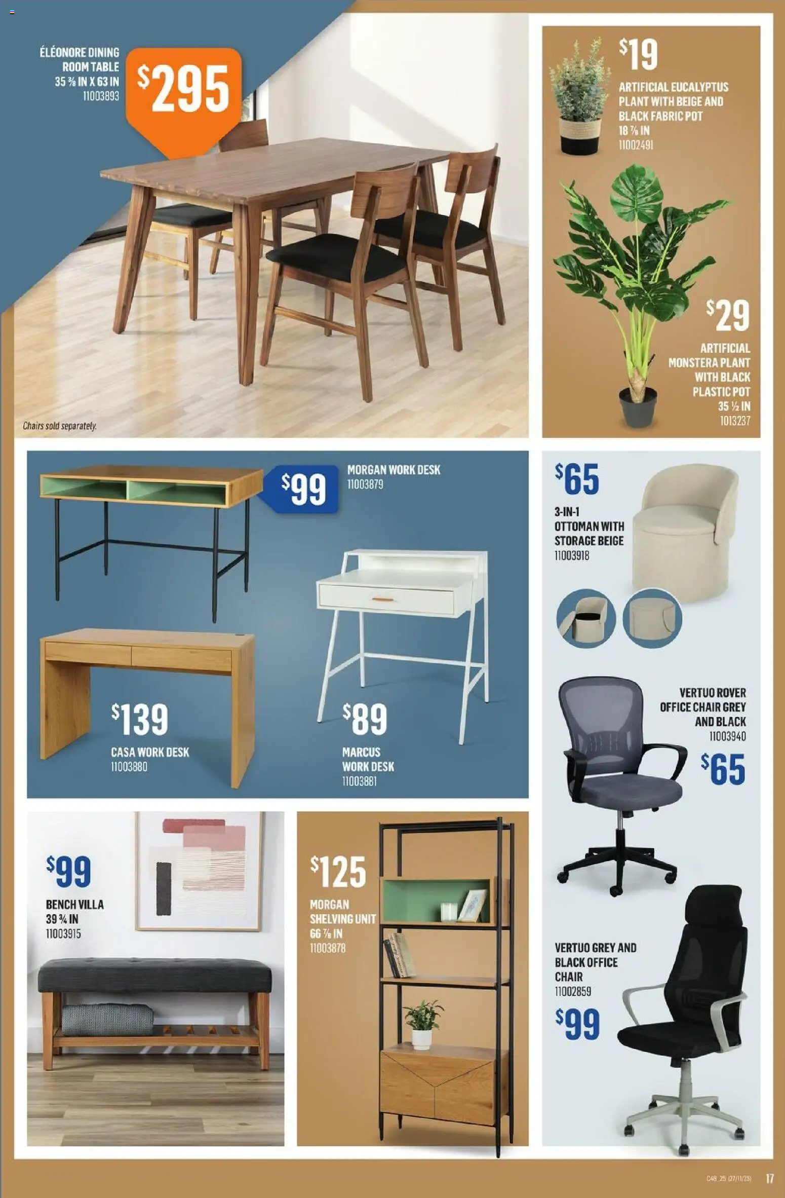 Canac flyer valid from 27.11.2025 | Page: 17 | Products: Table, Chair