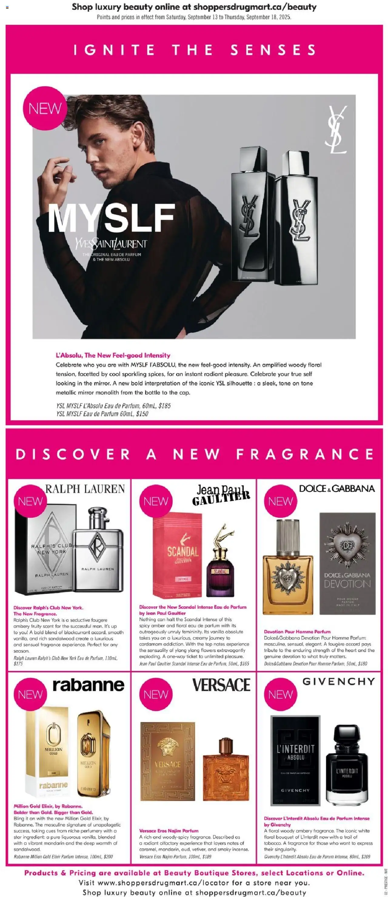 Shoppers flyer valid from 13.09.2025 | Page: 11 | Products: Fragrance, Mirror