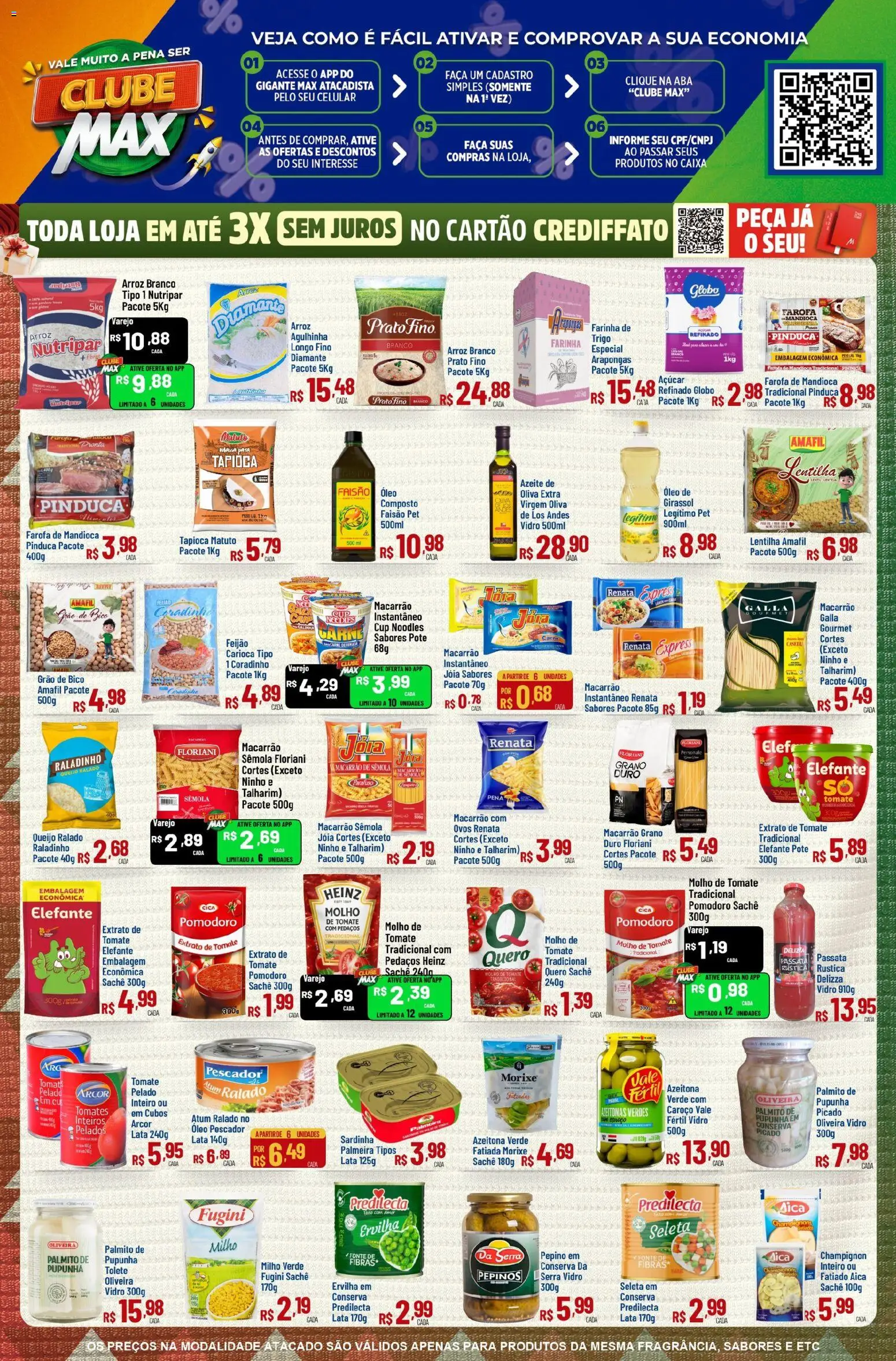 Max Atacadista Folheto - válido de 15.12.2025 | Página: 2 | Produtos: Feijão, Lentilha, Molho de tomate, Ovos