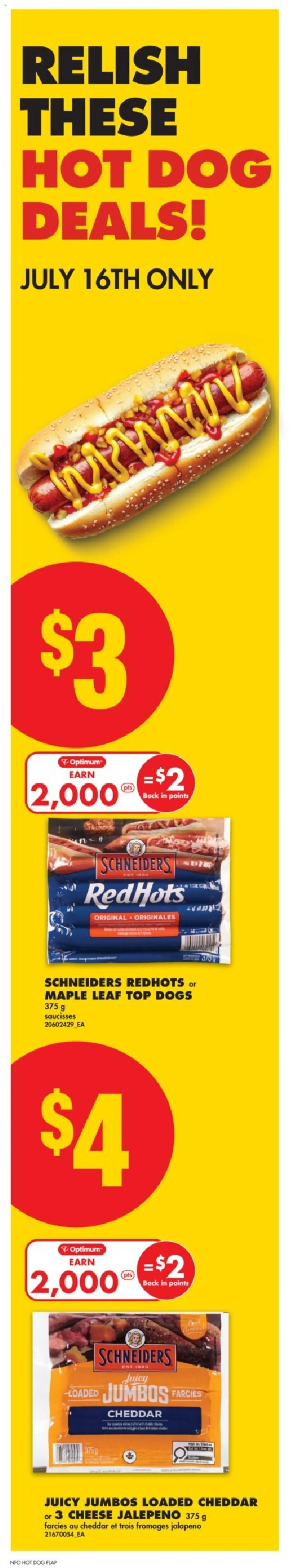 No Frills flyer valid from 10.07.2025 | Page: 1 | Products: Cheese