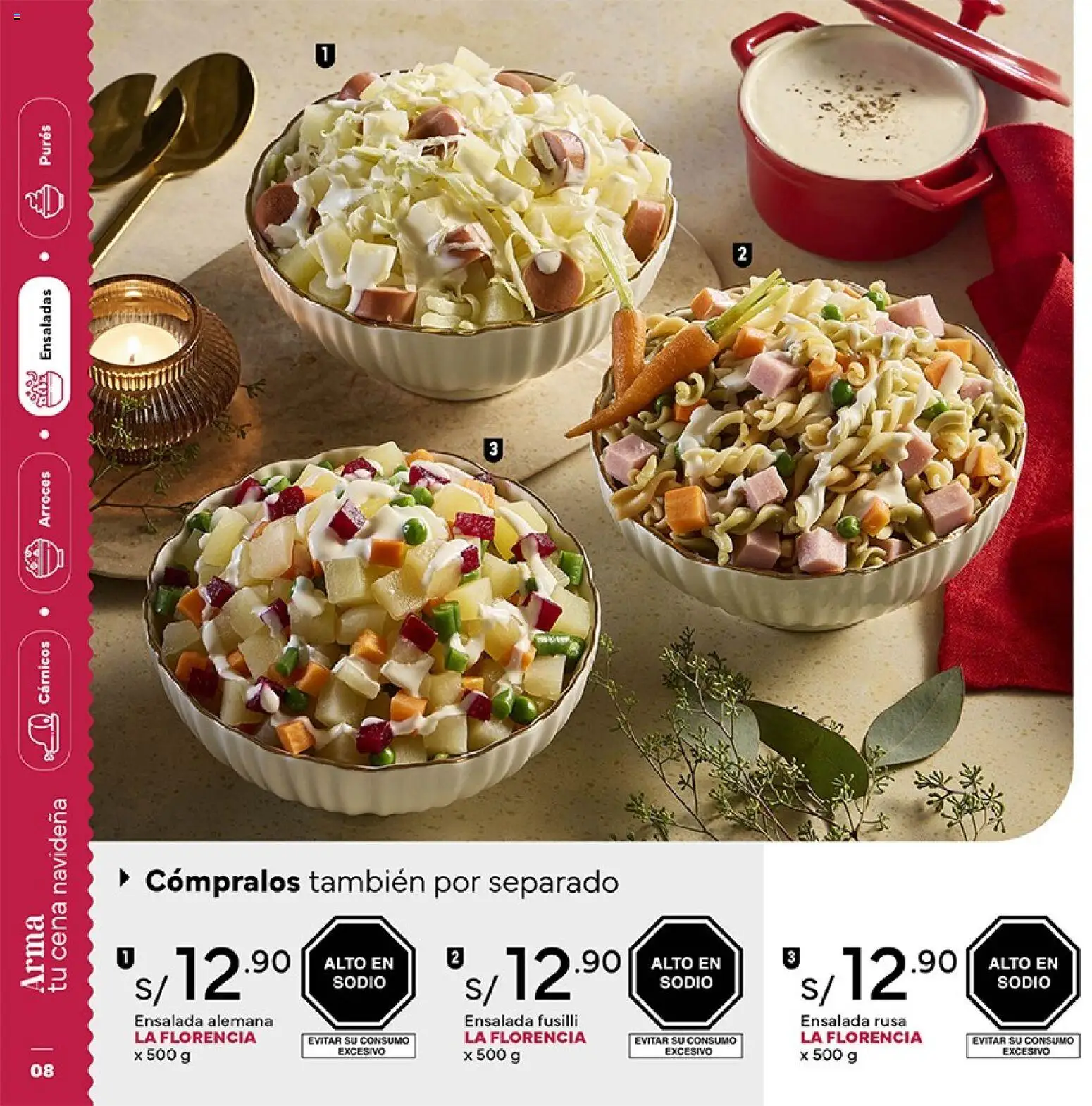 Catálogo Plaza Vea válido desde 10.12.2025 | Página: 8 | Productos: Ensalada