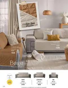 Vista previa de Vianney catálogo Primavera, nuevo folleto de la tienda, válido en México a partir del 07.03.2025 | Página: 230 | Productos: Sofá, Funda, Repelente