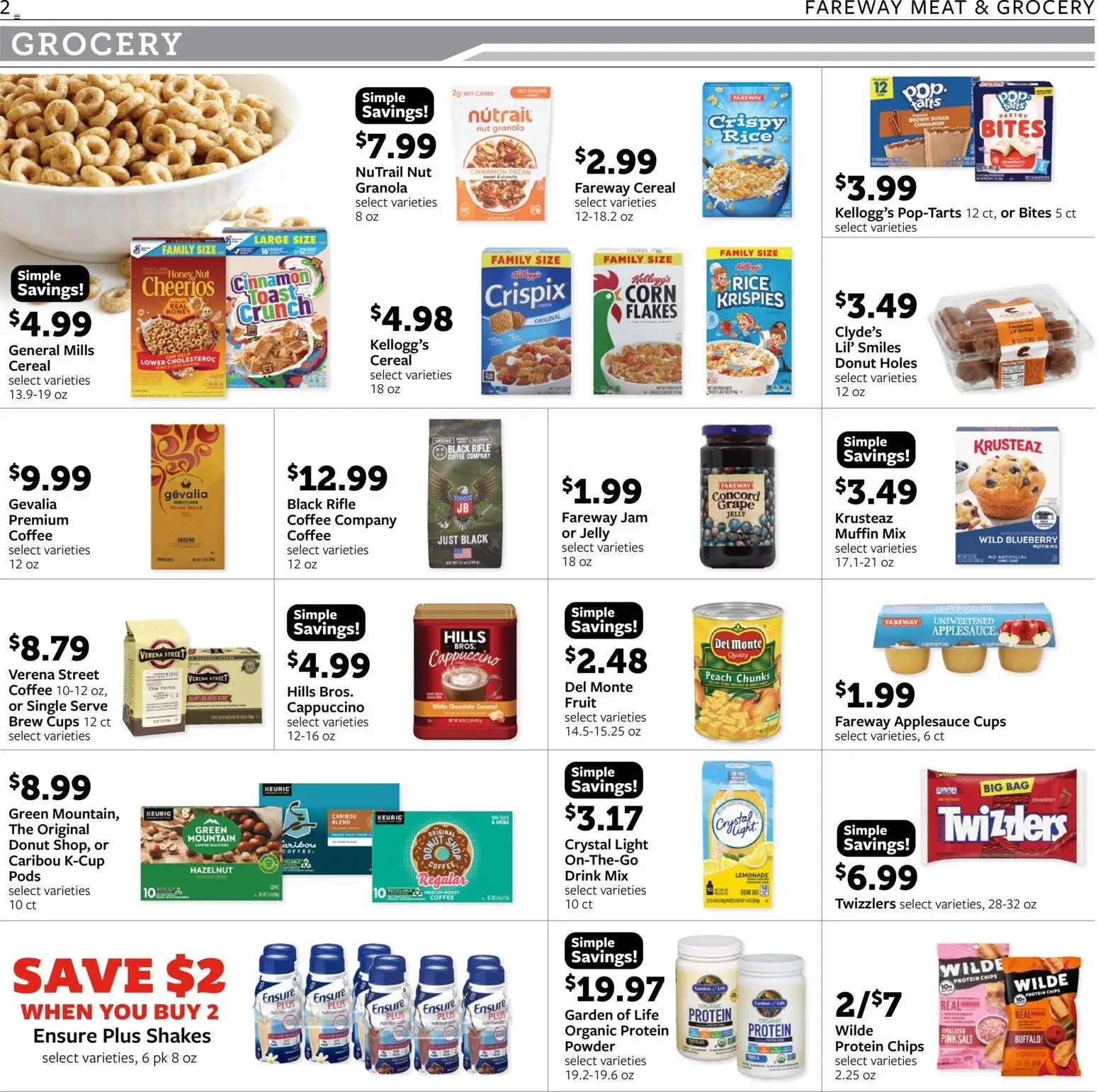 Fareway Weekly Ad - valid from 12.01.2026 | Page: 2 | Products: Powder, Flakes, Salt, Rifle