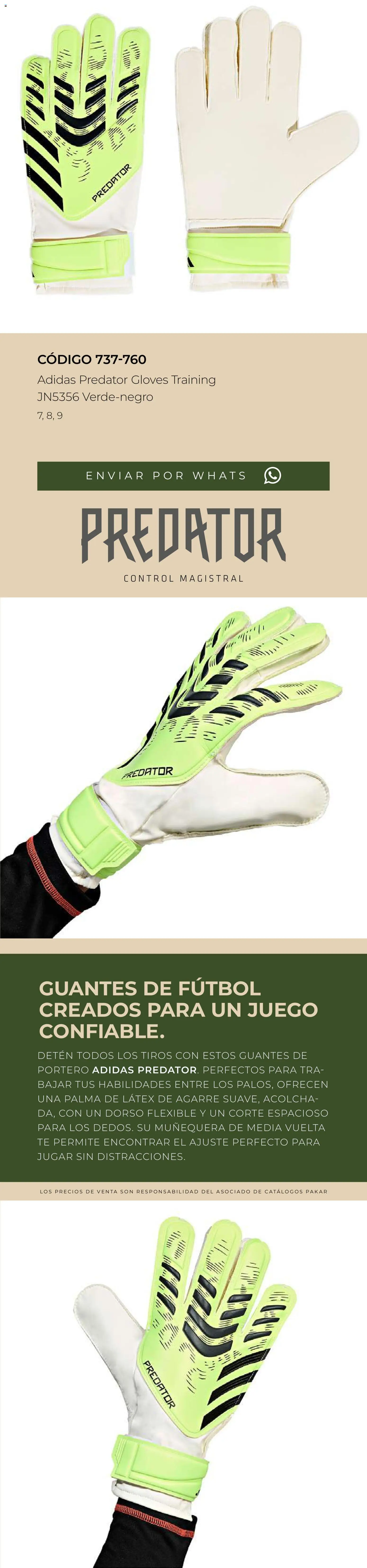 Nuevas ofertas de SC Pakar válidas en toda la República Mexicana desde el 14.11.2025. ¡Encuentra las mejores ofertas en SC Pakar catálogo Regalos Premium! | Página: 45 | Productos: Guantes, Portero, Juego, Té