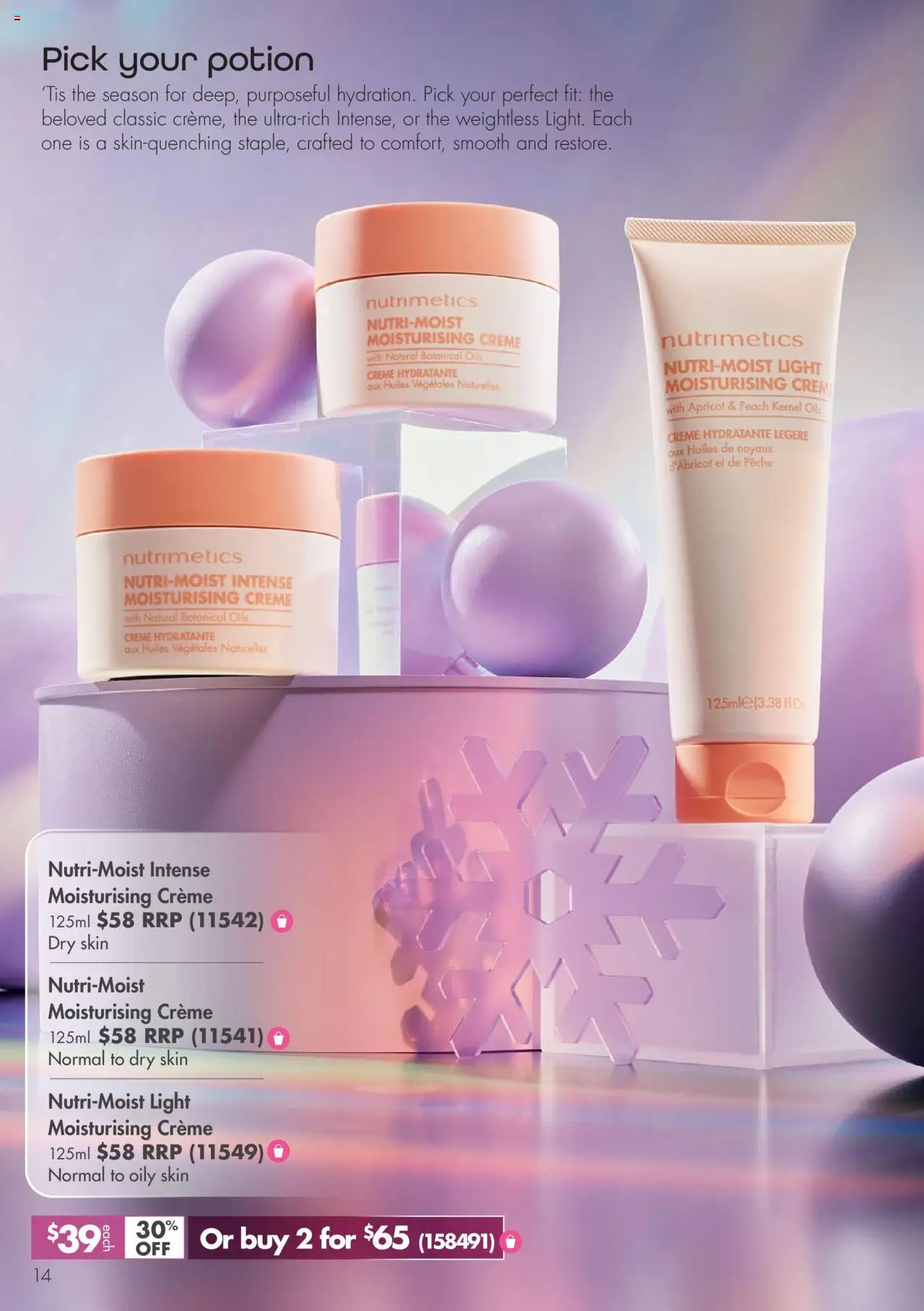 Nutrimetics catalogue - valid from 12.10.2025 | Page: 14 | Products: Light, Peach