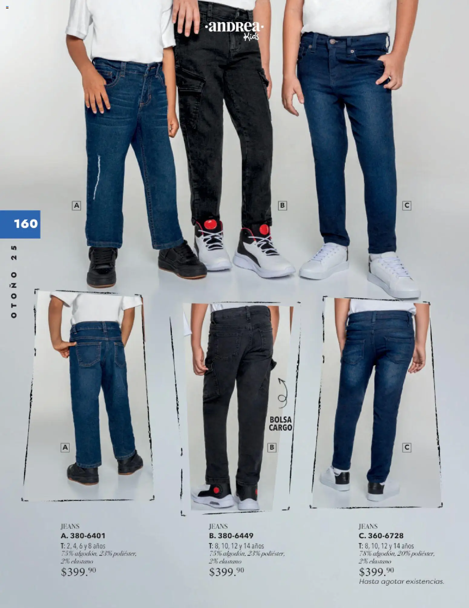 Nuevas ofertas de Andrea válidas en toda la República Mexicana desde el 26.11.2025. ¡Encuentra las mejores ofertas en Andrea catálogo Infantil Kids! | Página: 109 | Productos: Bolsa