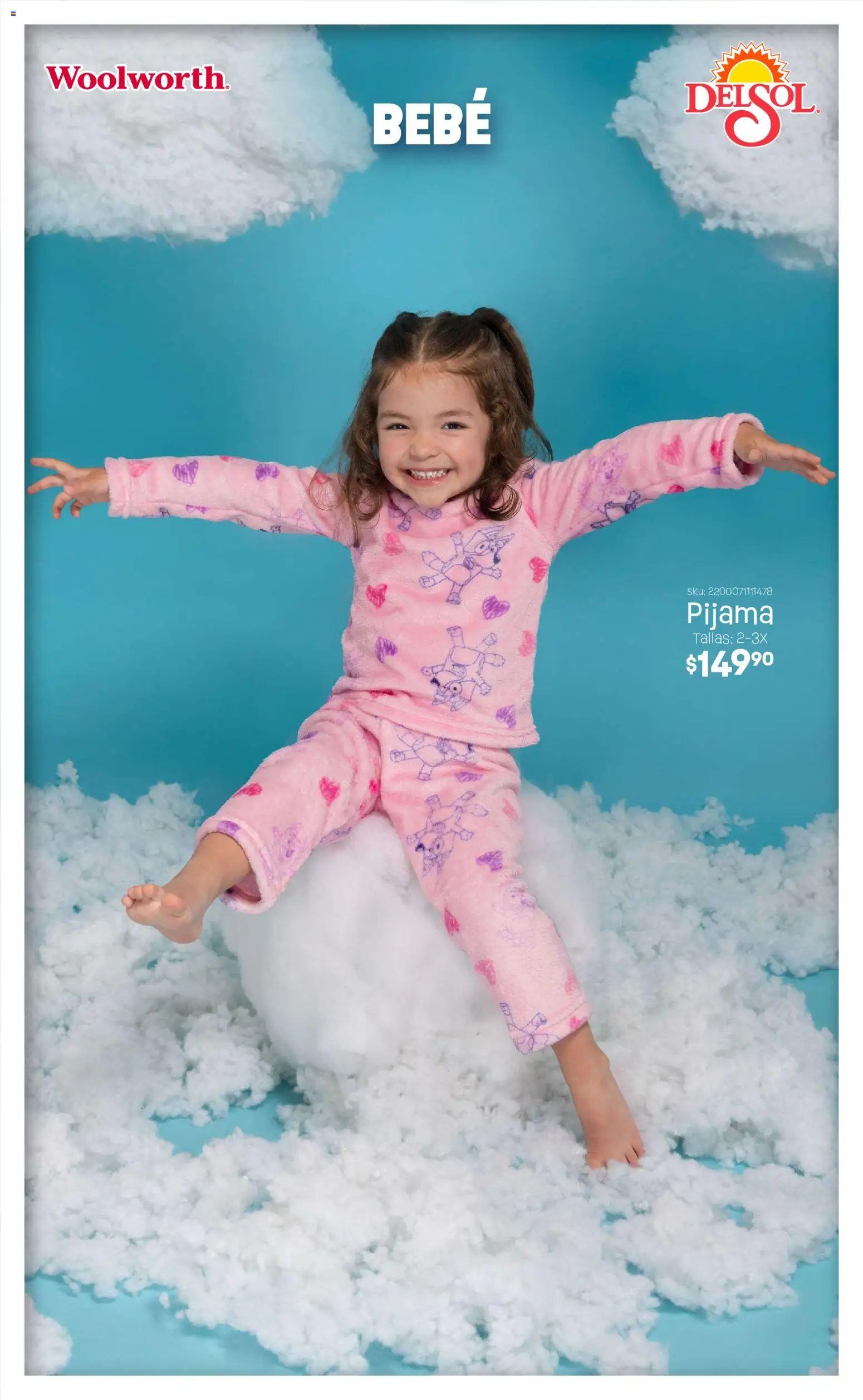 Nuevas ofertas de Del Sol y Woolworth válidas en toda la República Mexicana desde el 04.11.2025. ¡Encuentra las mejores ofertas en Del Sol y Woolworth catálogo! | Página: 18 | Productos: Pijama