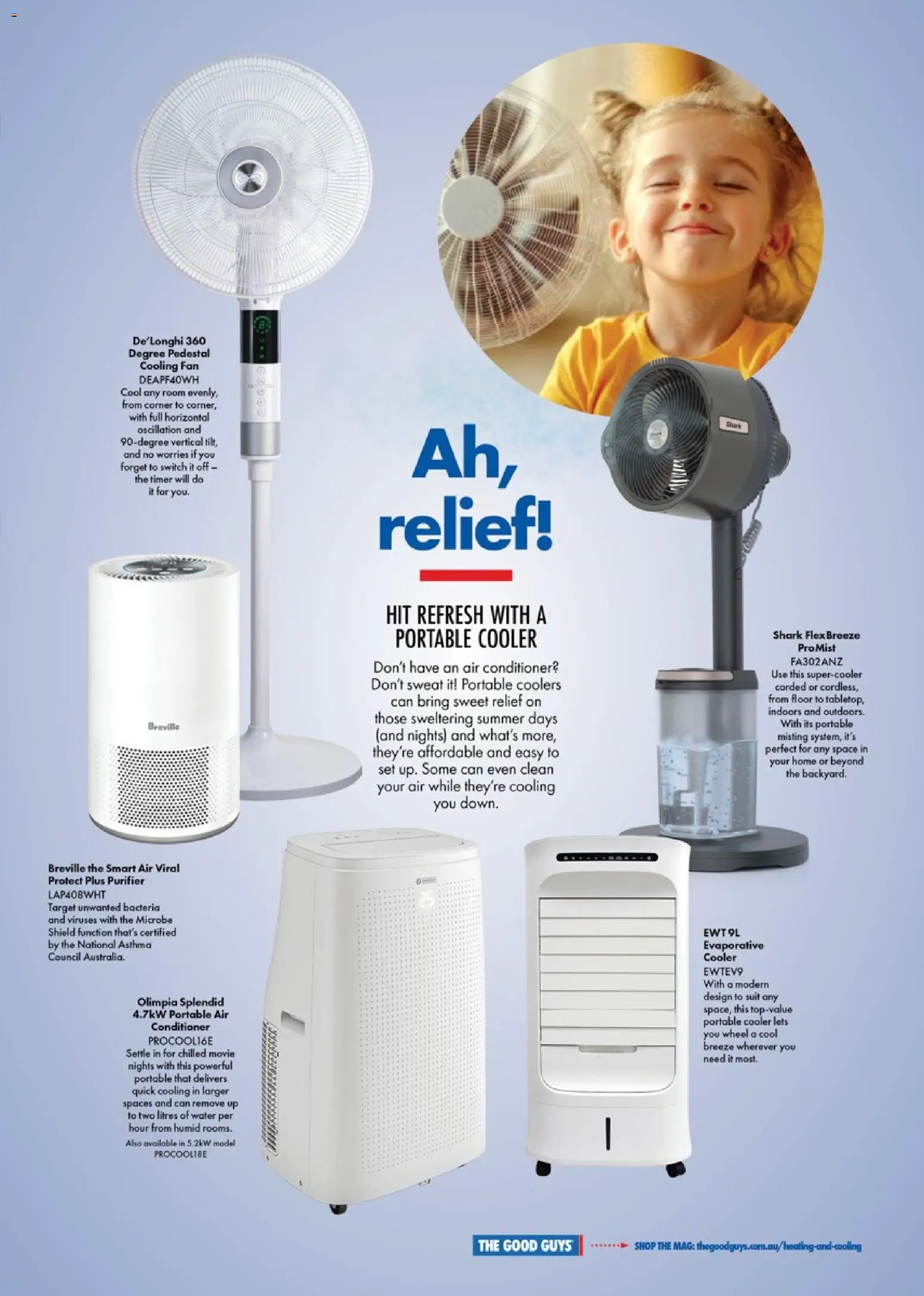 The Good Guys catalogue - valid from 06.11.2025 | Page: 3 | Products: Water, Suit, Timer, Fan