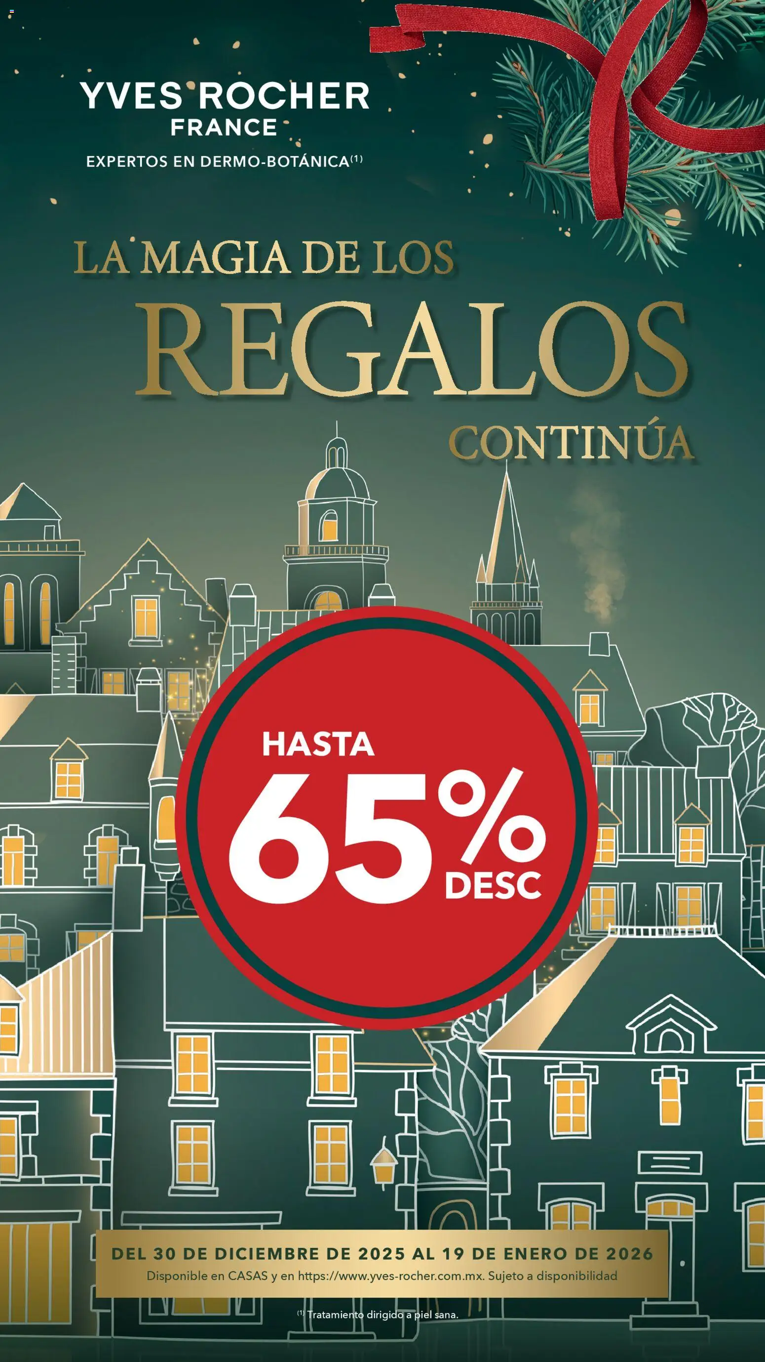 Nuevas ofertas de Yves Rocher válidas en toda la República Mexicana desde el 30.12.2025. ¡Encuentra las mejores ofertas en Yves Rocher catálogo La Magia de los Regalos Continúa! | Página: 1