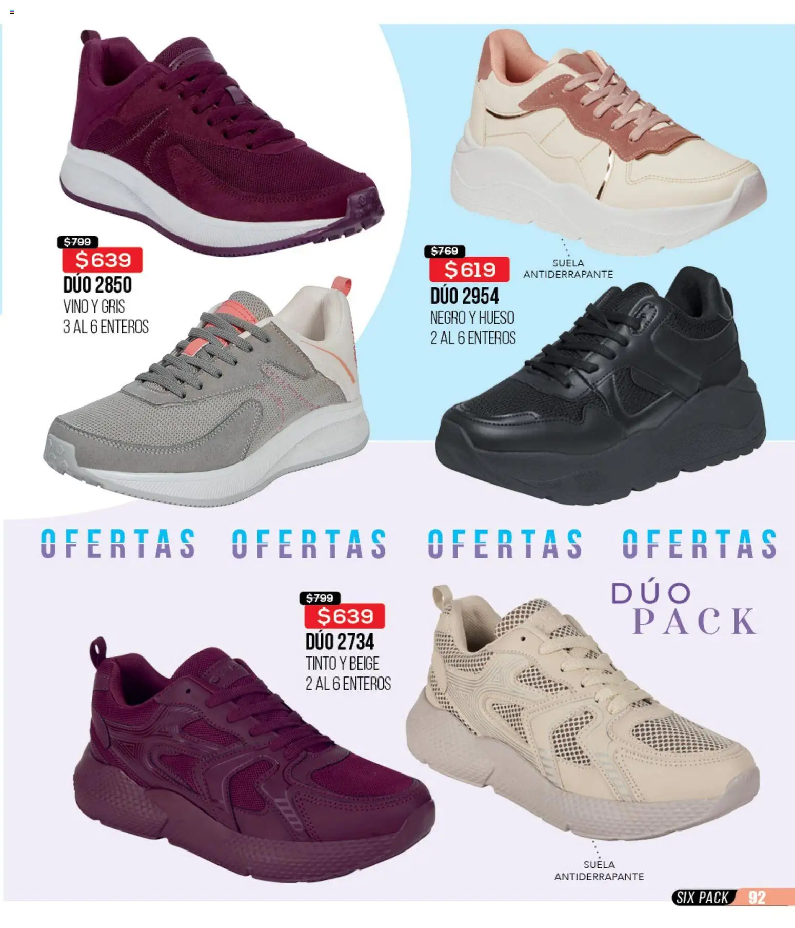 Nuevas ofertas de Cklass válidas en toda la República Mexicana desde el 12.01.2026. ¡Encuentra las mejores ofertas en Cklass catálogo Mega Ofertas Calzado! | Página: 93 | Productos: Vino