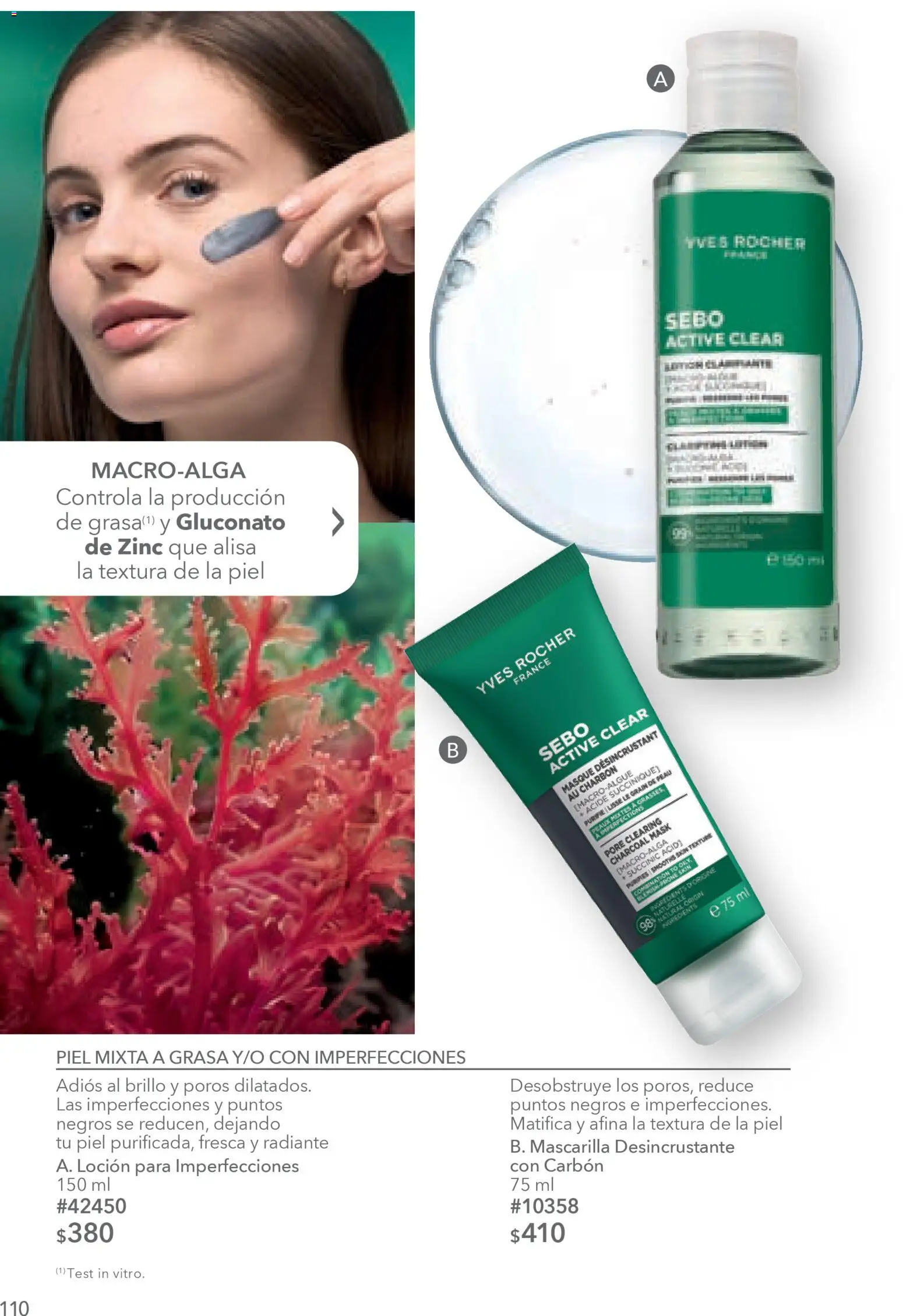 Nuevas ofertas de Yves Rocher válidas en toda la República Mexicana desde el 10.02.2026. ¡Encuentra las mejores ofertas en Yves Rocher campaña 3 2026! | Página: 108 | Productos: Brillo, Loción, Radiante, Mascarilla