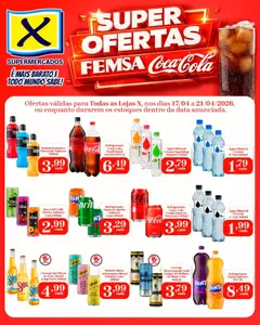 X Supermercados ofertas Femsa - Pré-Visualização do folheto da loja X Supermercados, válido de 17.04.2026