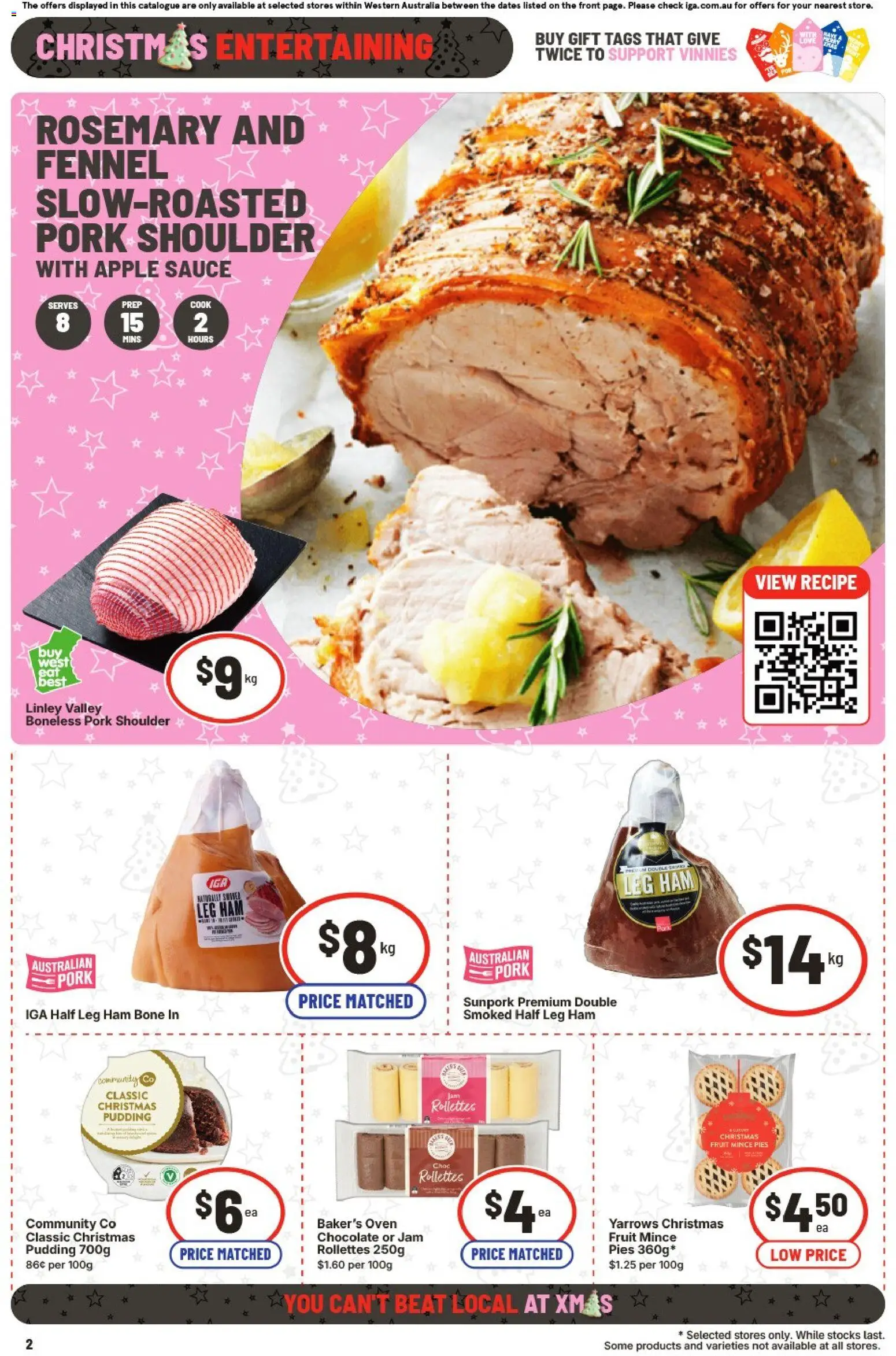 IGA catalogue - valid from 26.11.2025 | Page: 5 | Products: Pork, Pudding, Pies, Oven