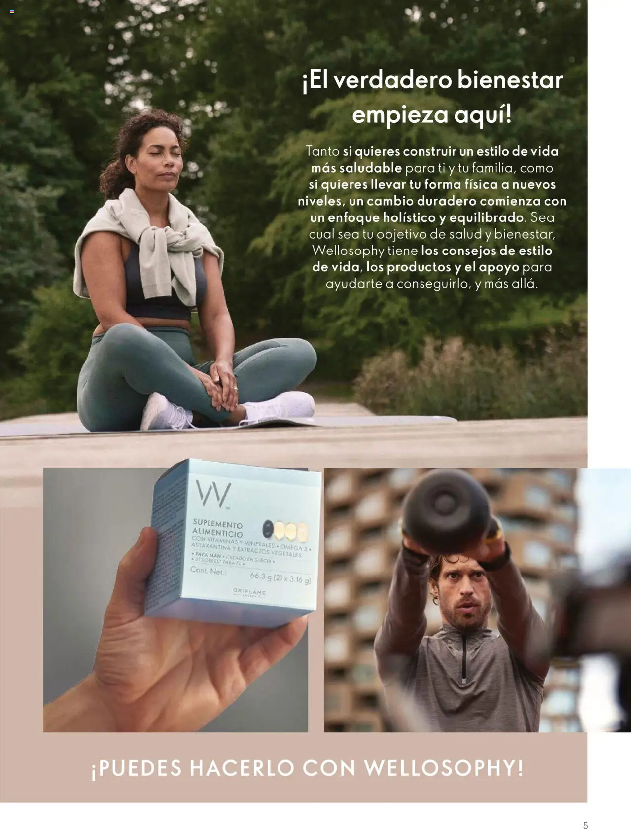 Nuevas ofertas de Oriflame válidas en toda la República Mexicana desde el 10.02.2024. ¡Encuentra las mejores ofertas en Oriflame guía de Producto Wellosophy 2024! | Página: 3 | Productos: Crema, Polvo, Sobre