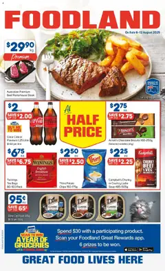 Preview of Foodland  Catalogue  - valid from 06.08.2025