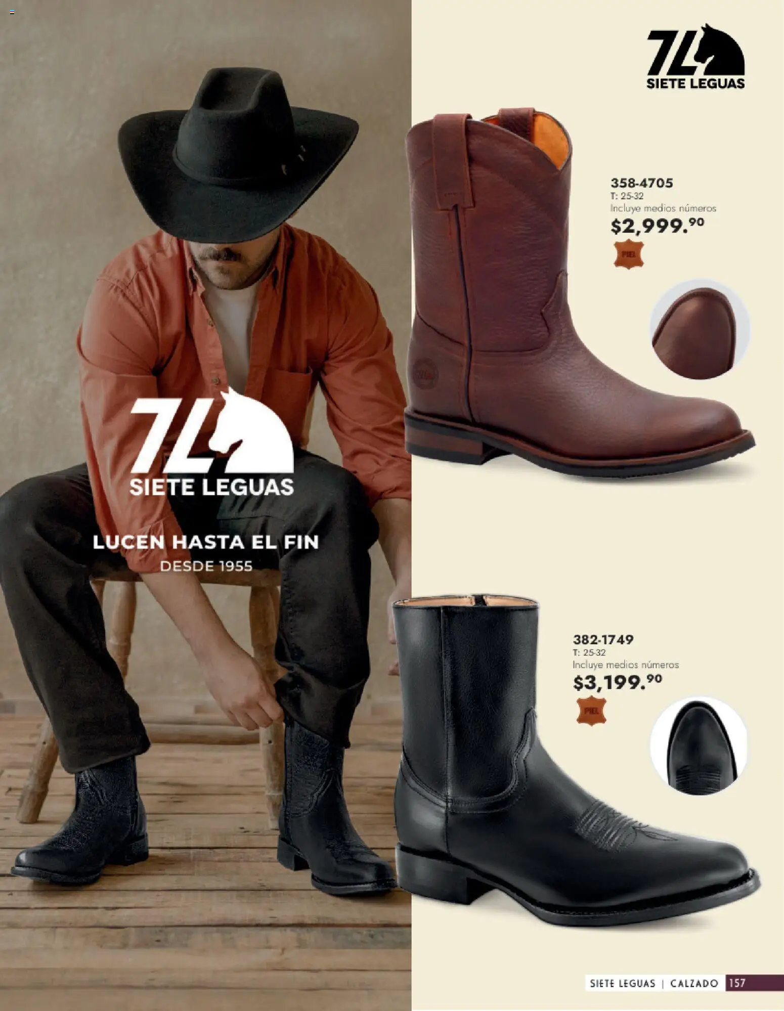 Nuevas ofertas de Andrea válidas en toda la República Mexicana desde el 25.01.2026. ¡Encuentra las mejores ofertas en Andrea catálogo Calzado Caballero! | Página: 157