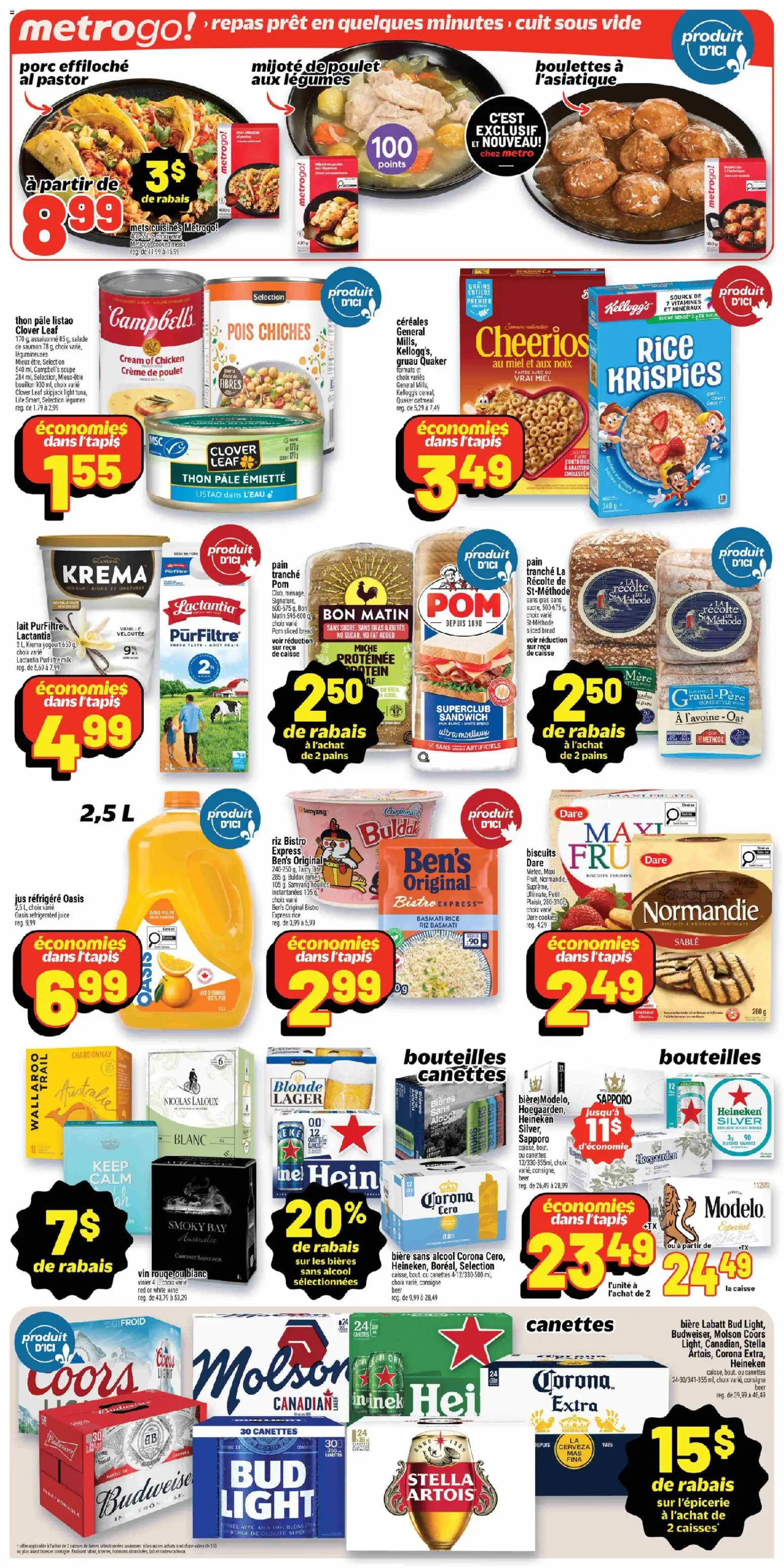 Metro flyer valid from 30.04.2026 | Page: 3 | Products: Cream, Cookies, Bread, Wine