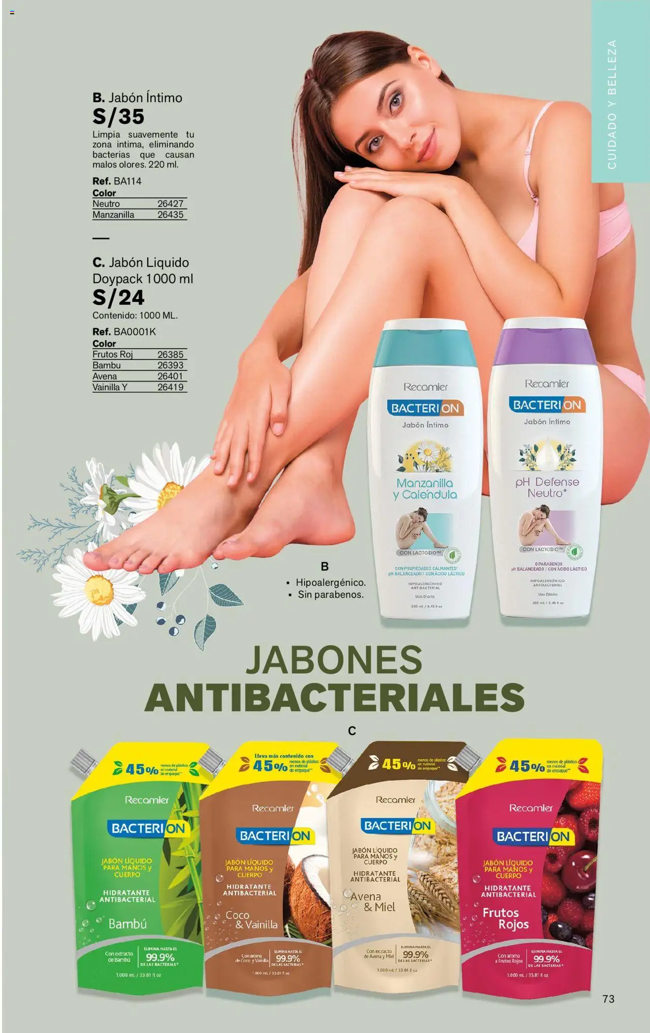 Catálogo Leonisa válido desde 24.06.2025 | Página: 73 | Productos: Jabón, Avena, Empaque