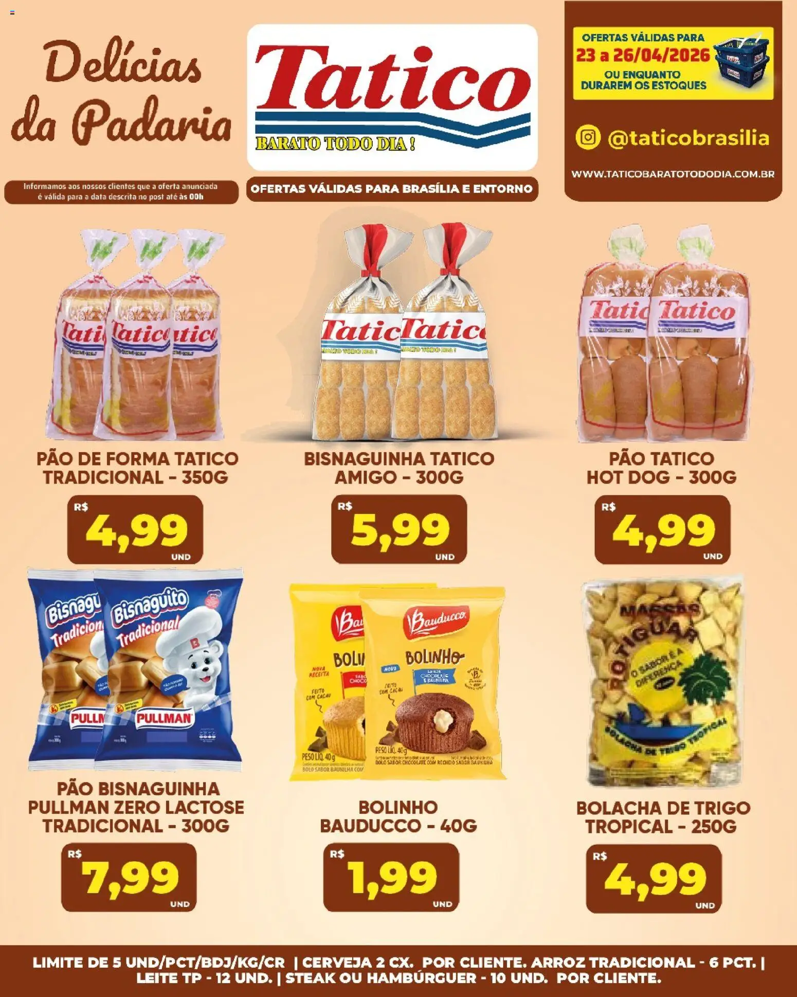 Tatico Folheto - válido de 25.04.2026 | Página: 29 | Produtos: Chocolate, Cerveja, Arroz, Bolo