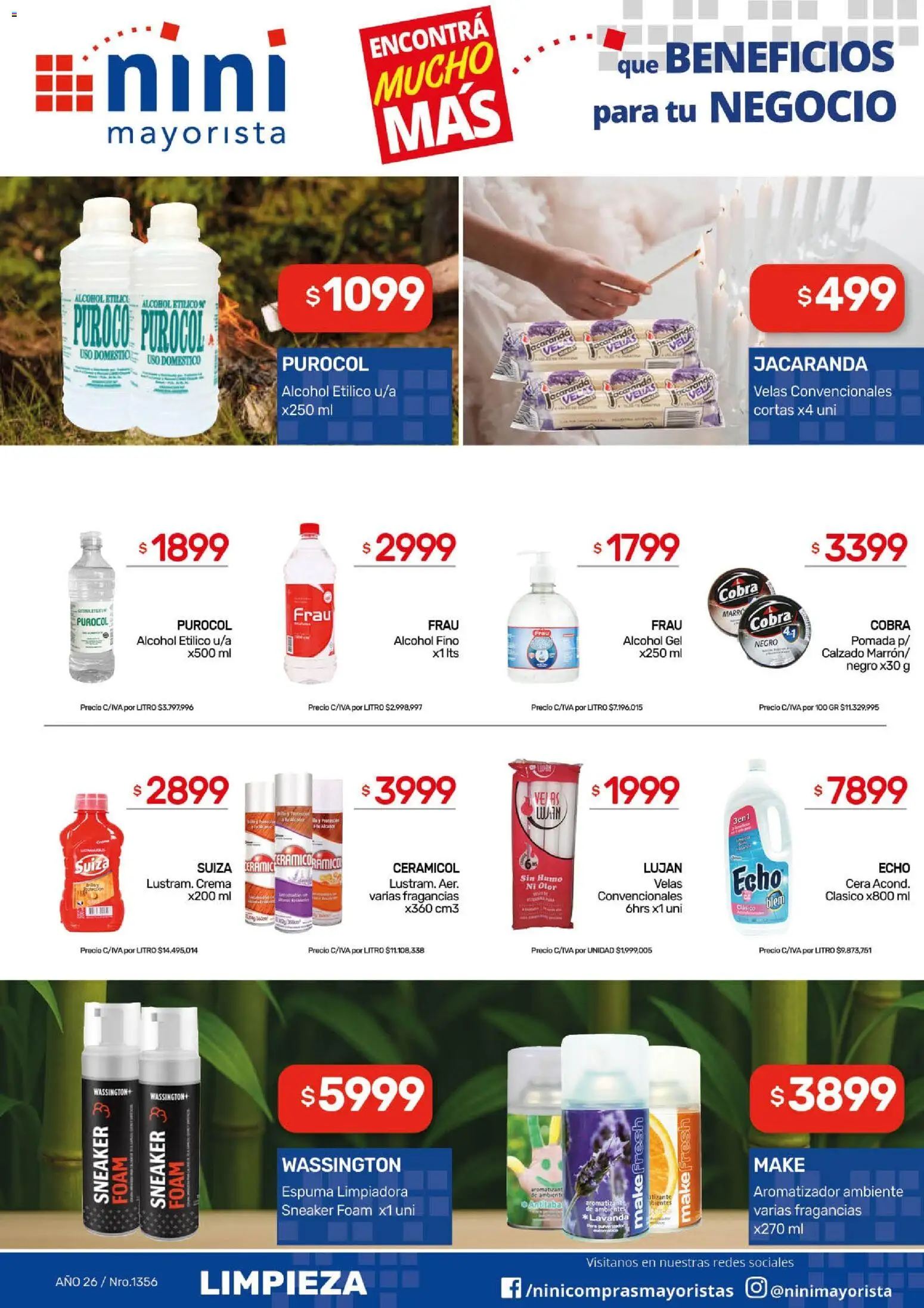 NINI Mayorista ofertas │ válido desde el 20.04.2026 | Página: 12 | Productos: Pomada, Aromatizador, Pera, Espuma
