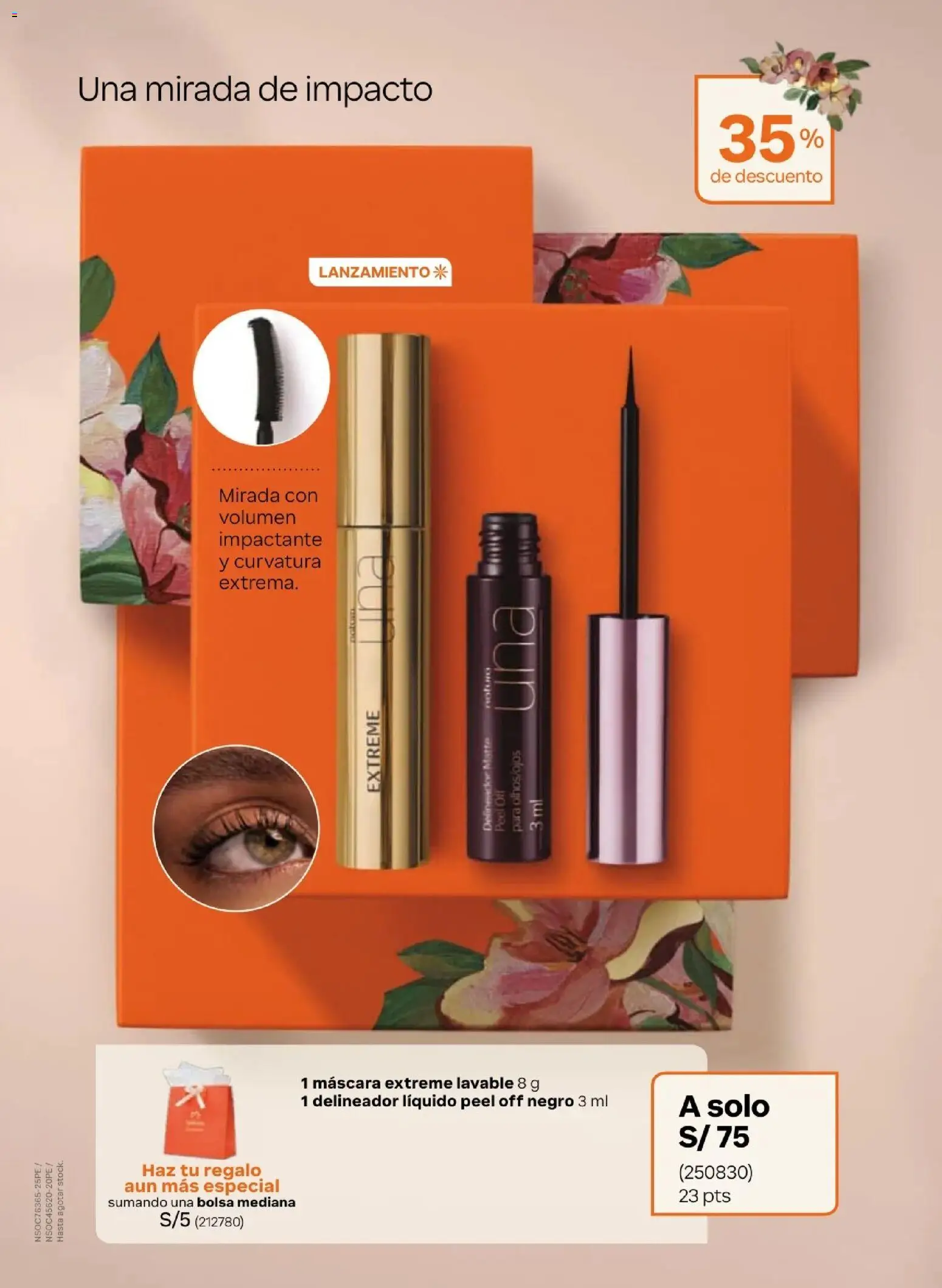 Catálogo Natura válido desde 31.03.2026 | Página: 26 | Productos: Máscara, Delineador, Bolsa