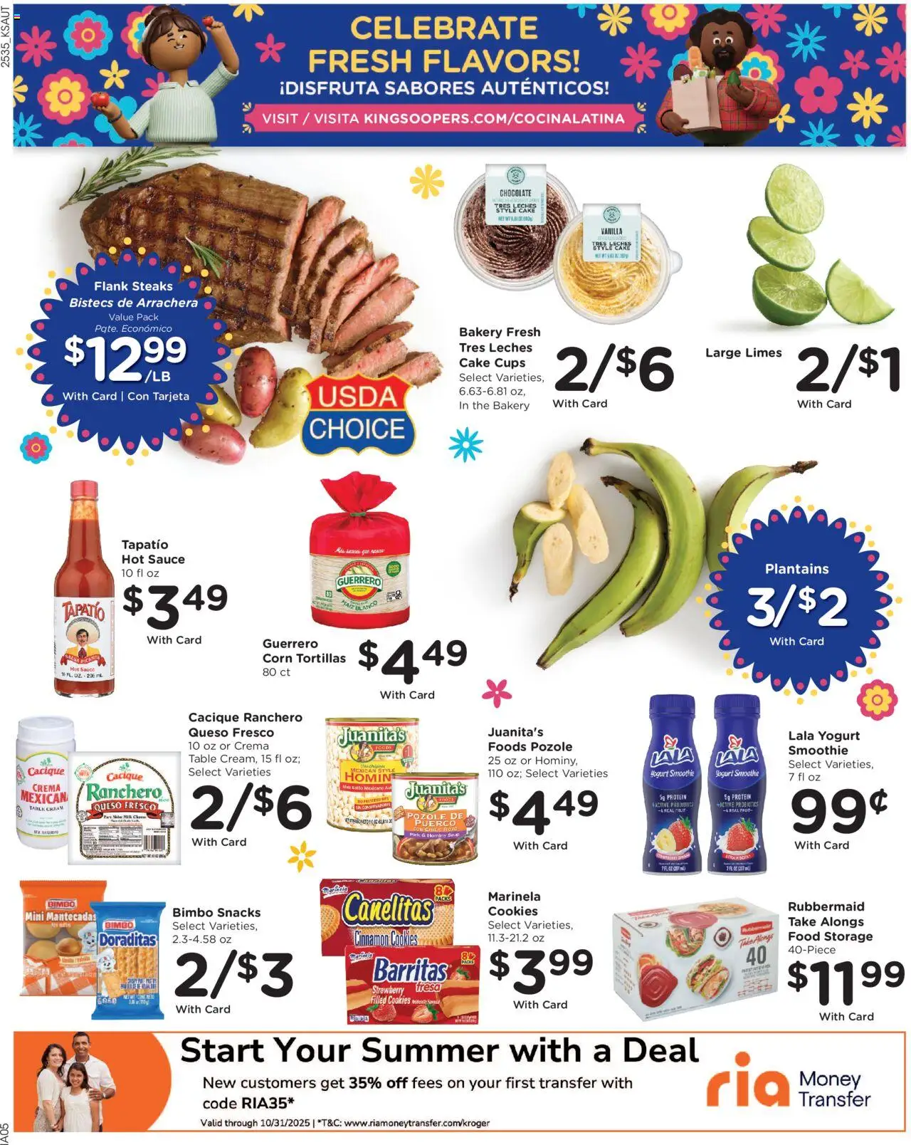 King Soopers Weekly Ad - valid from 01.10.2025 | Page: 13 | Products: Corn, Yogurt, Pork, Sauce