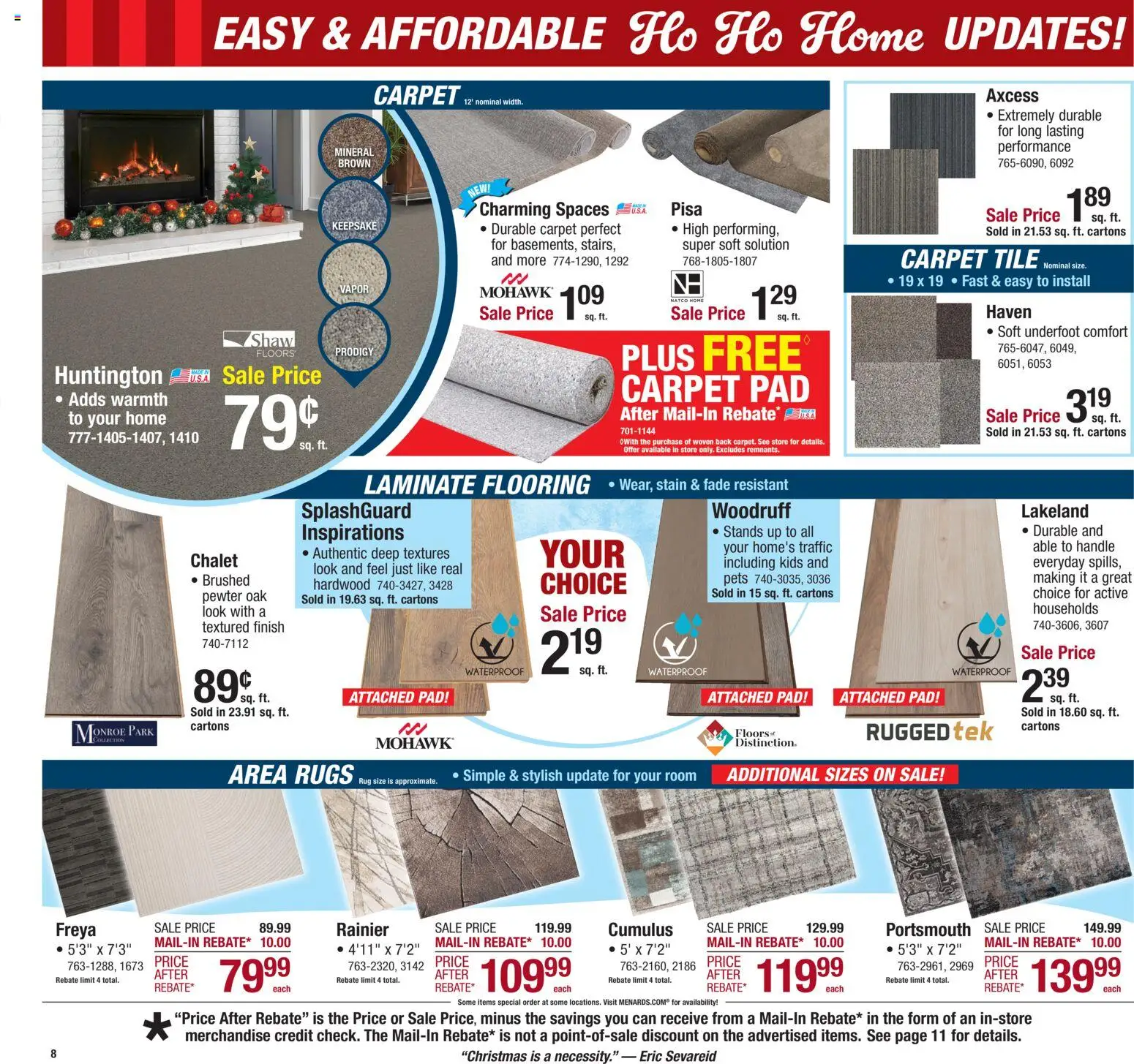 Menards Weekly Ad - valid from 04.12.2025 | Page: 15 | Products: Carpet