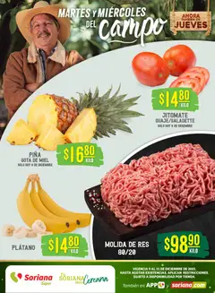 Vista previa de Soriana - Martes y Miércoles del Campo Súper: Saltillo y Torreón, nuevo folleto de la tienda, válido en México a partir del 09.12.2025