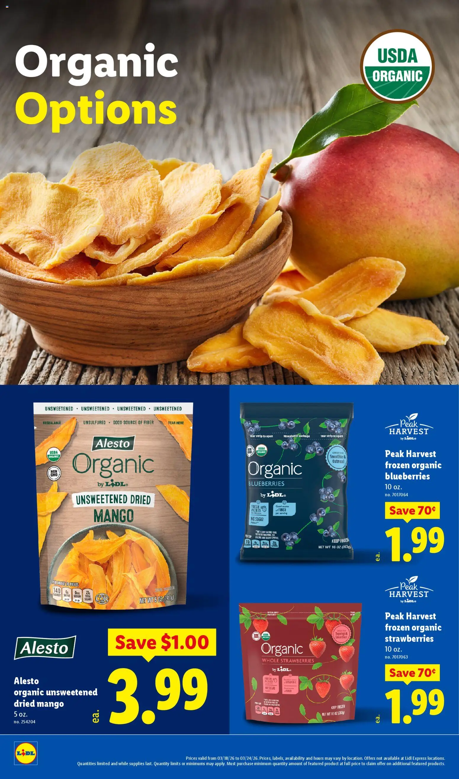 Lidl Weekly Ad - valid from 18.03.2026 | Page: 16 | Products: Vitamin, Strawberries, Sugar, Blueberries