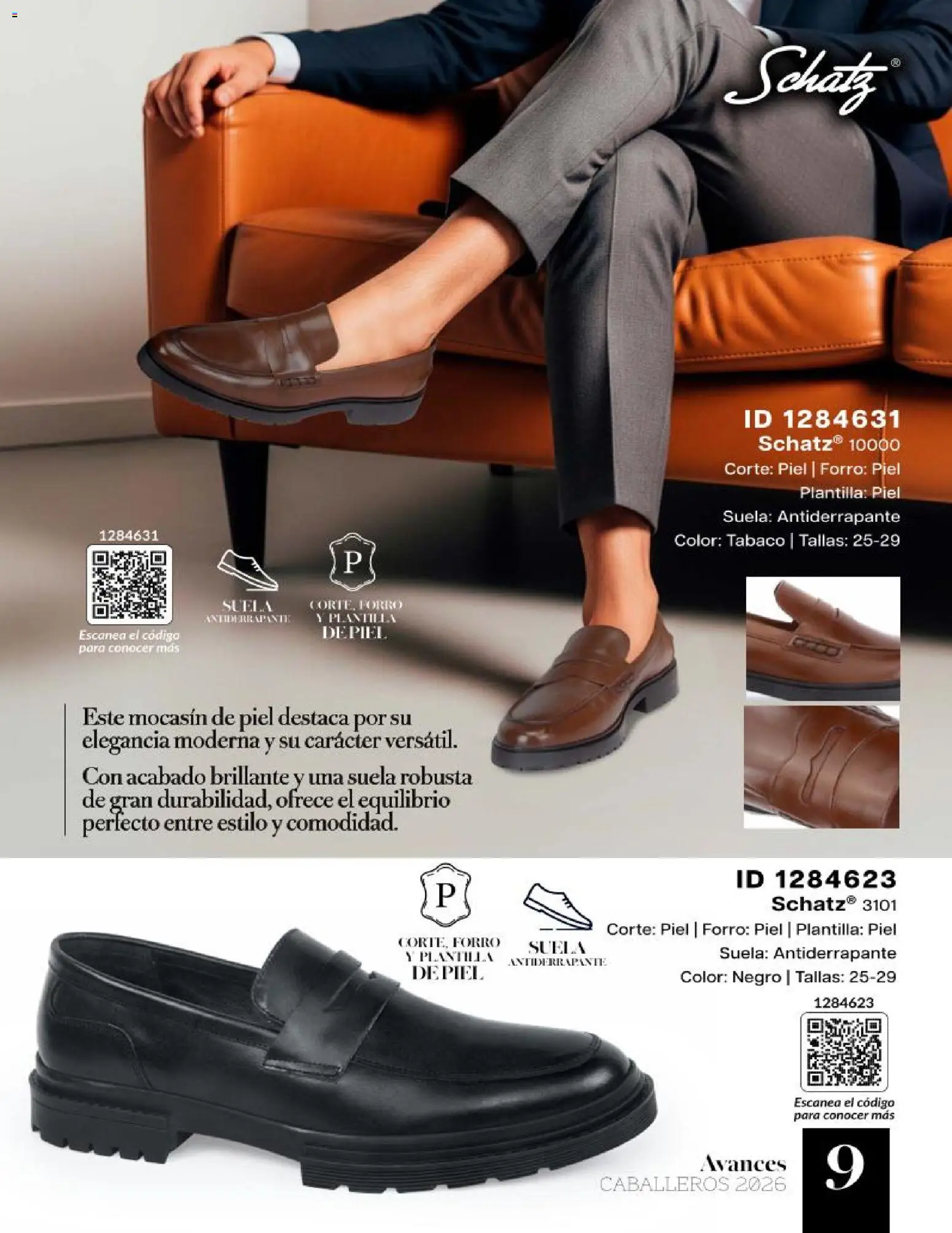 Nuevas ofertas de Price Shoes válidas en toda la República Mexicana desde el 15.11.2025. ¡Encuentra las mejores ofertas en Price Shoes catálogo Avances Caballeros 2026! | Página: 9 | Productos: Mocasín