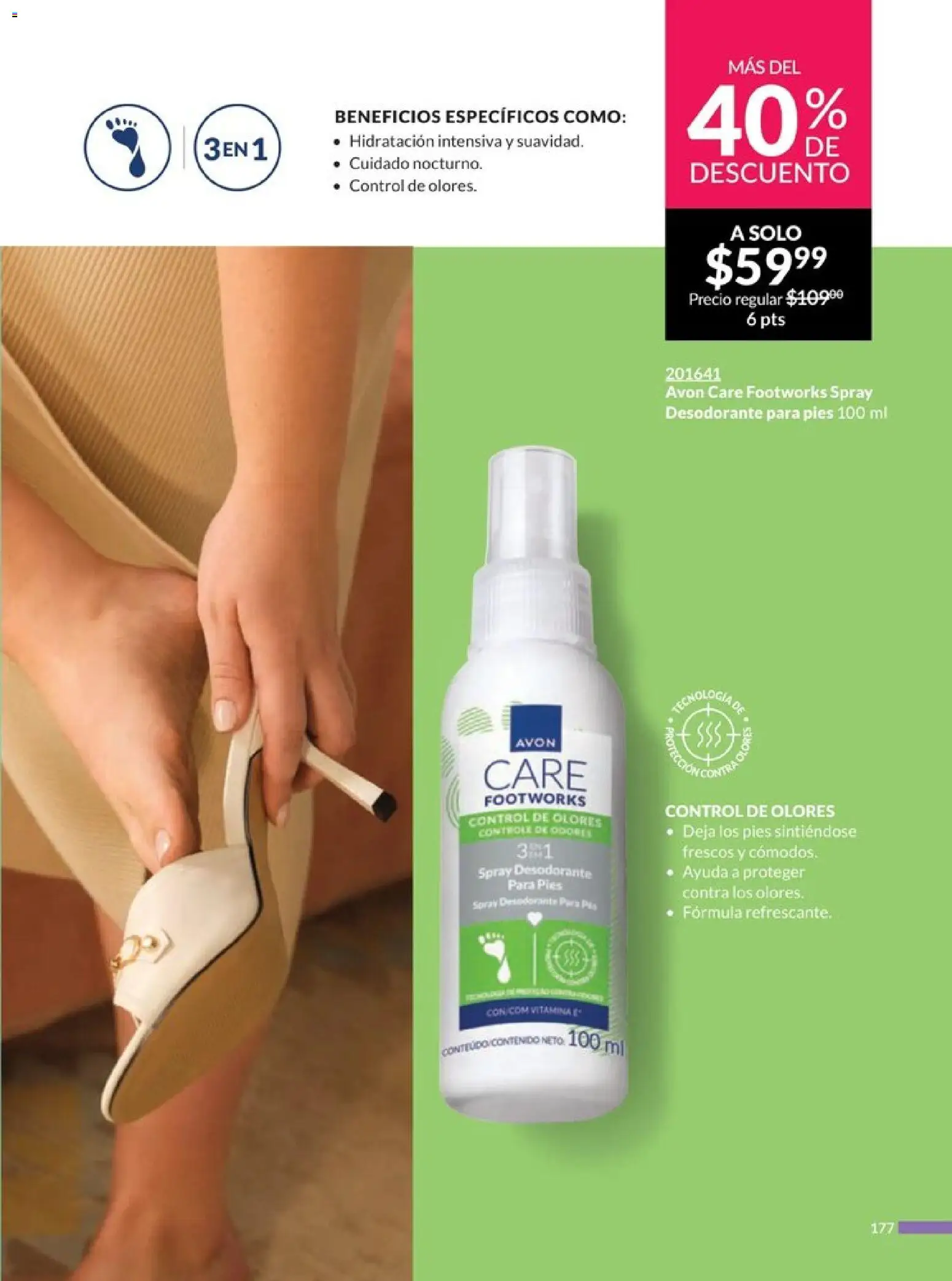 Nuevas ofertas de AVON válidas en toda la República Mexicana desde el 20.12.2025. ¡Encuentra las mejores ofertas en AVON campaña 1 2026! | Página: 185 | Productos: Desodorante