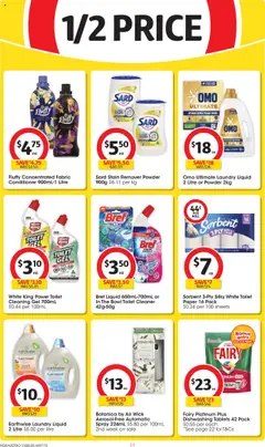 Coles catalogue - valid from 13.08.2025 | Page: 11 | Products: Toilet, Powder, Conditioner, Tablets