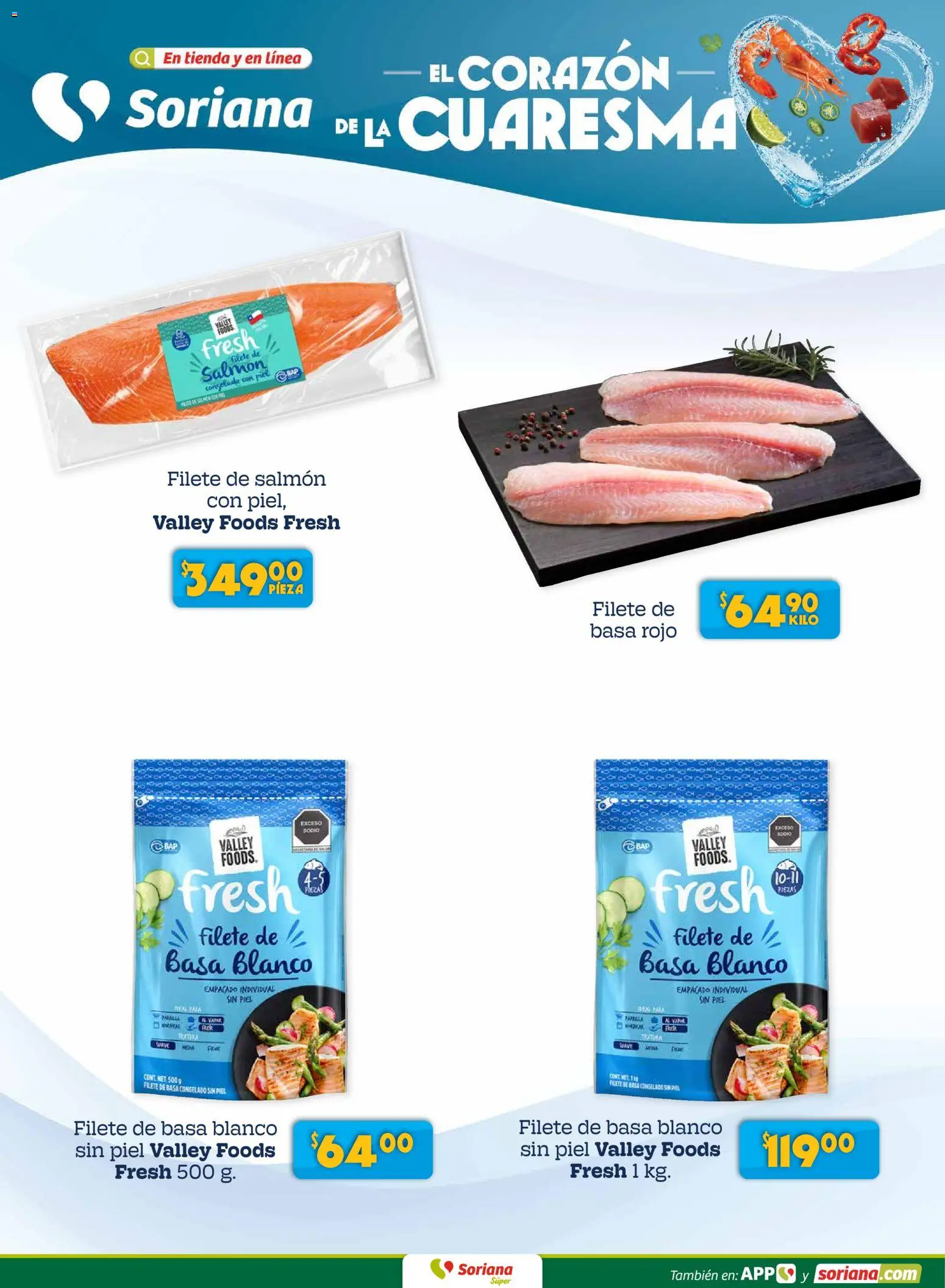 Nuevas ofertas de Soriana válidas en toda la República Mexicana desde el 26.02.2026. ¡Encuentra las mejores ofertas en Soriana - Fin de Semana Súper: Ags, Nay, Jal, Qro, Col, Mich, Gto, Hgo, Tlax, Mor, Pue, Gro, Oax, Edo. de Mex, Valle de México, Za! | Página: 4