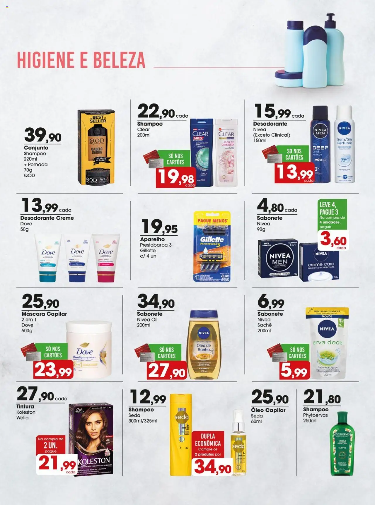 Zaffari Folheto - válido de 29.07.2025 | Página: 20 | Produtos: Pomada, Creme, Sabonete, Sabonete líquido