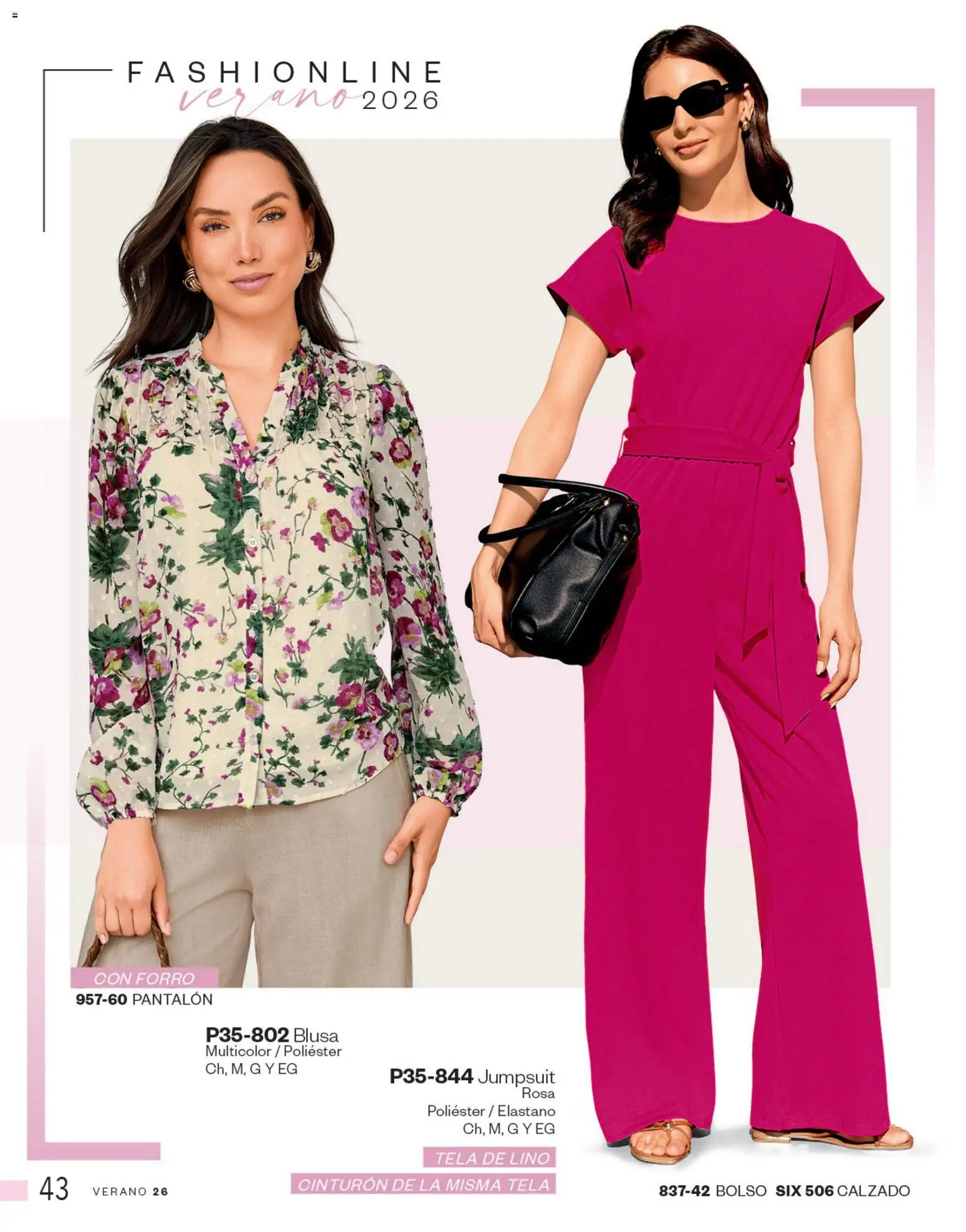 Nuevas ofertas de Cklass válidas en toda la República Mexicana desde el 05.03.2026. ¡Encuentra las mejores ofertas en Cklass catálogo Complemento Verano Calzado! | Página: 274 | Productos: Blusa, Cinturón, Bolso