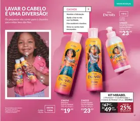 Avon - Campanha 02: Casa & Estilo Ofertas Voltas às Aulas - Pré-Visualização do folheto da loja Avon, válido de 06.01.2026 | Página: 17 | Produtos: Shampoo, Condicionador, Chuveiro, Creme