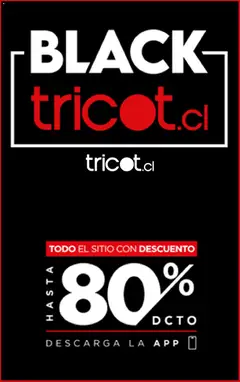 Black Friday Tricot válido desde el 30.03.2026