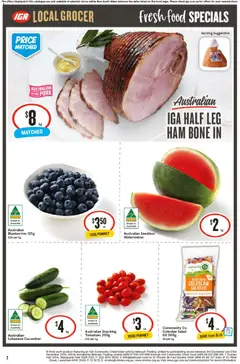 Preview of IGA Local Grocer NSW - valid from 03.12.2025 | Page: 2 | Products: Ham, Pork, Dress, Salad