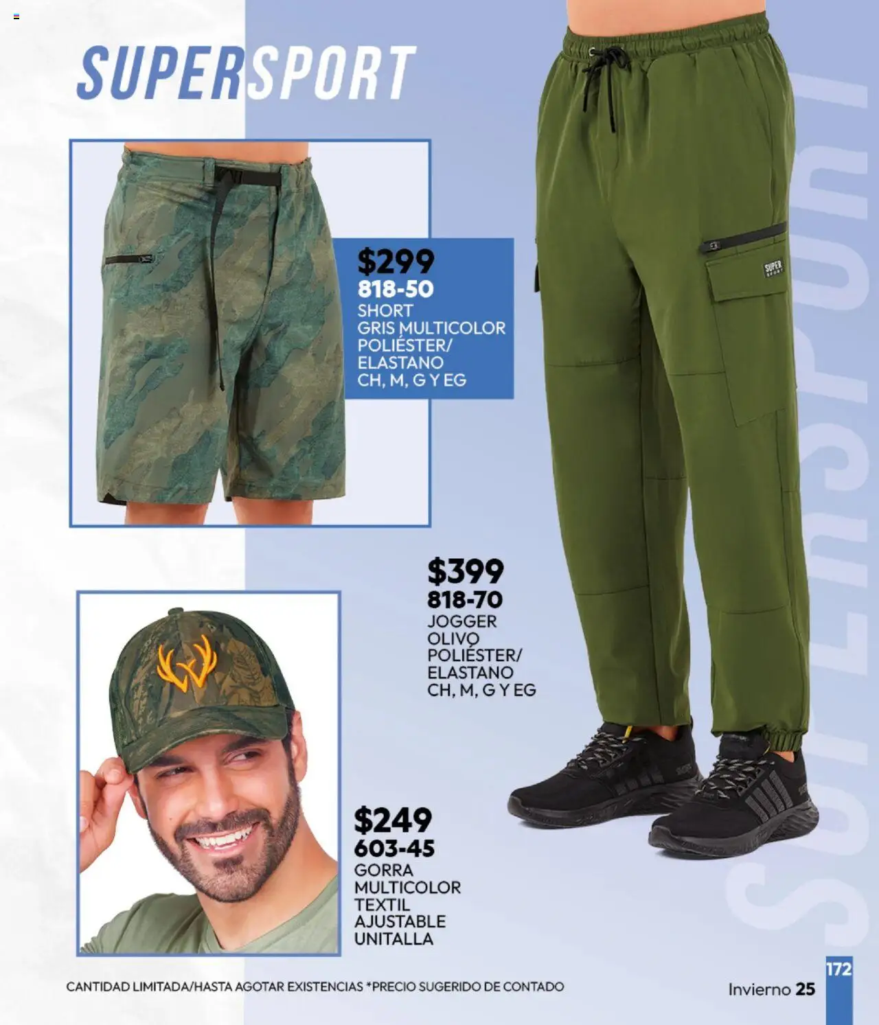 Nuevas ofertas de Cklass válidas en toda la República Mexicana desde el 16.09.2025. ¡Encuentra las mejores ofertas en Cklass - Catálogo Invierno Sportbrands! | Página: 173 | Productos: Gorra, Short