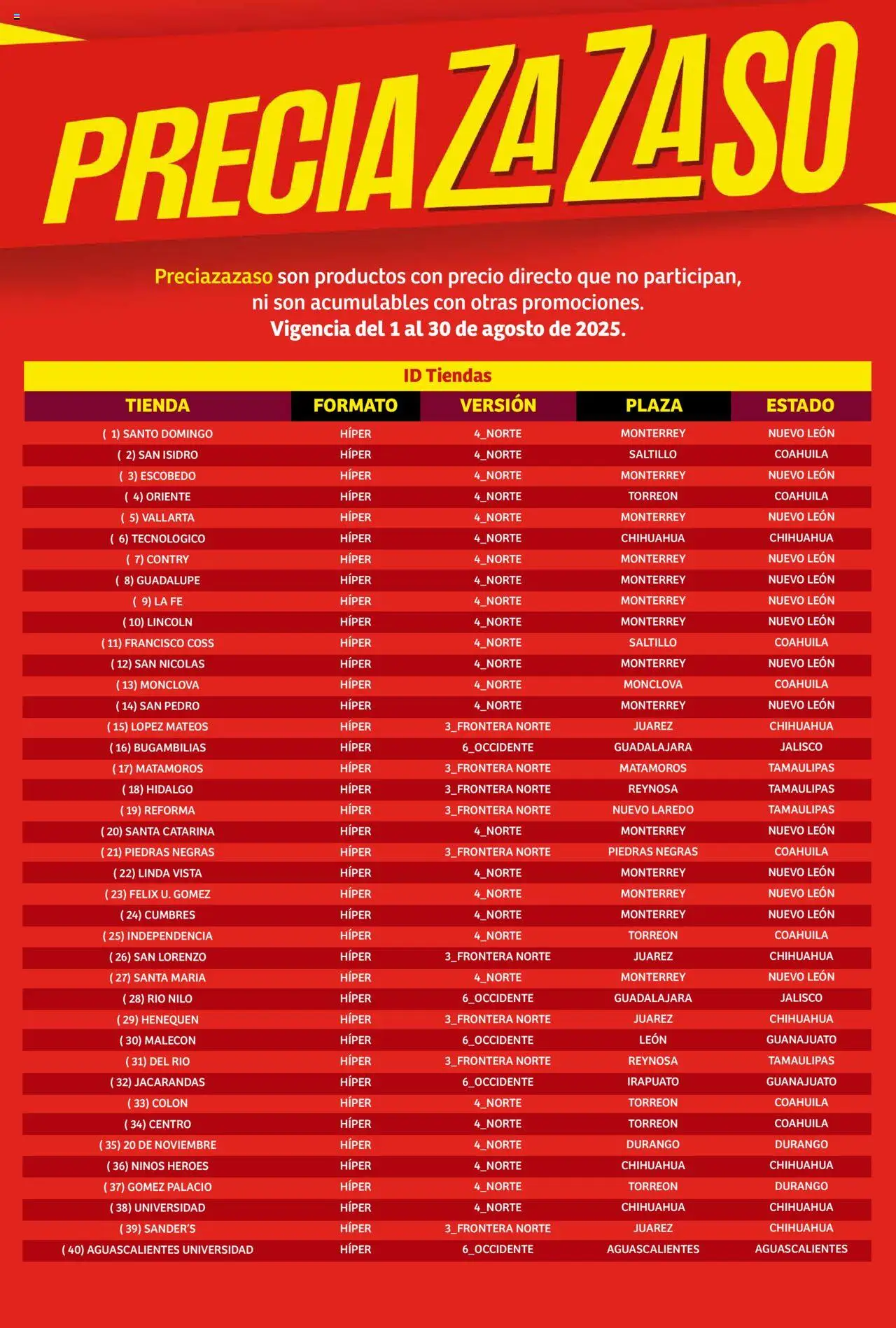 Nuevas ofertas de Soriana válidas en toda la República Mexicana desde el 01.08.2025. ¡Encuentra las mejores ofertas en Soriana - Catálogo Preciazazaso Mercado Nacional! | Página: 248