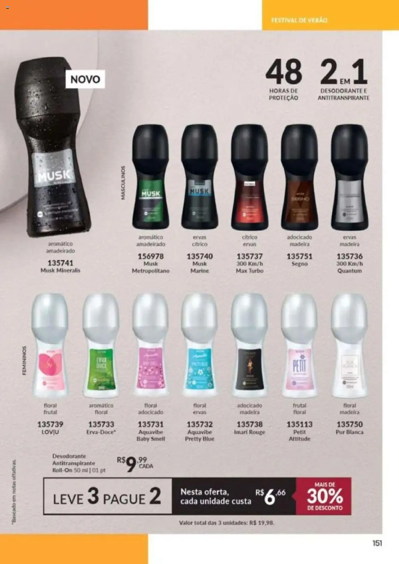 Avon Folheto - válido de 26.09.2025 | Página: 151 | Produtos: Desodorante