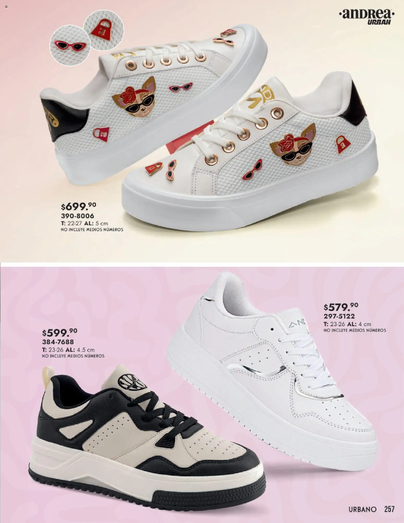 Nuevas ofertas de Andrea válidas en toda la República Mexicana desde el 25.01.2026. ¡Encuentra las mejores ofertas en Andrea catálogo Calzado Dama! | Página: 257