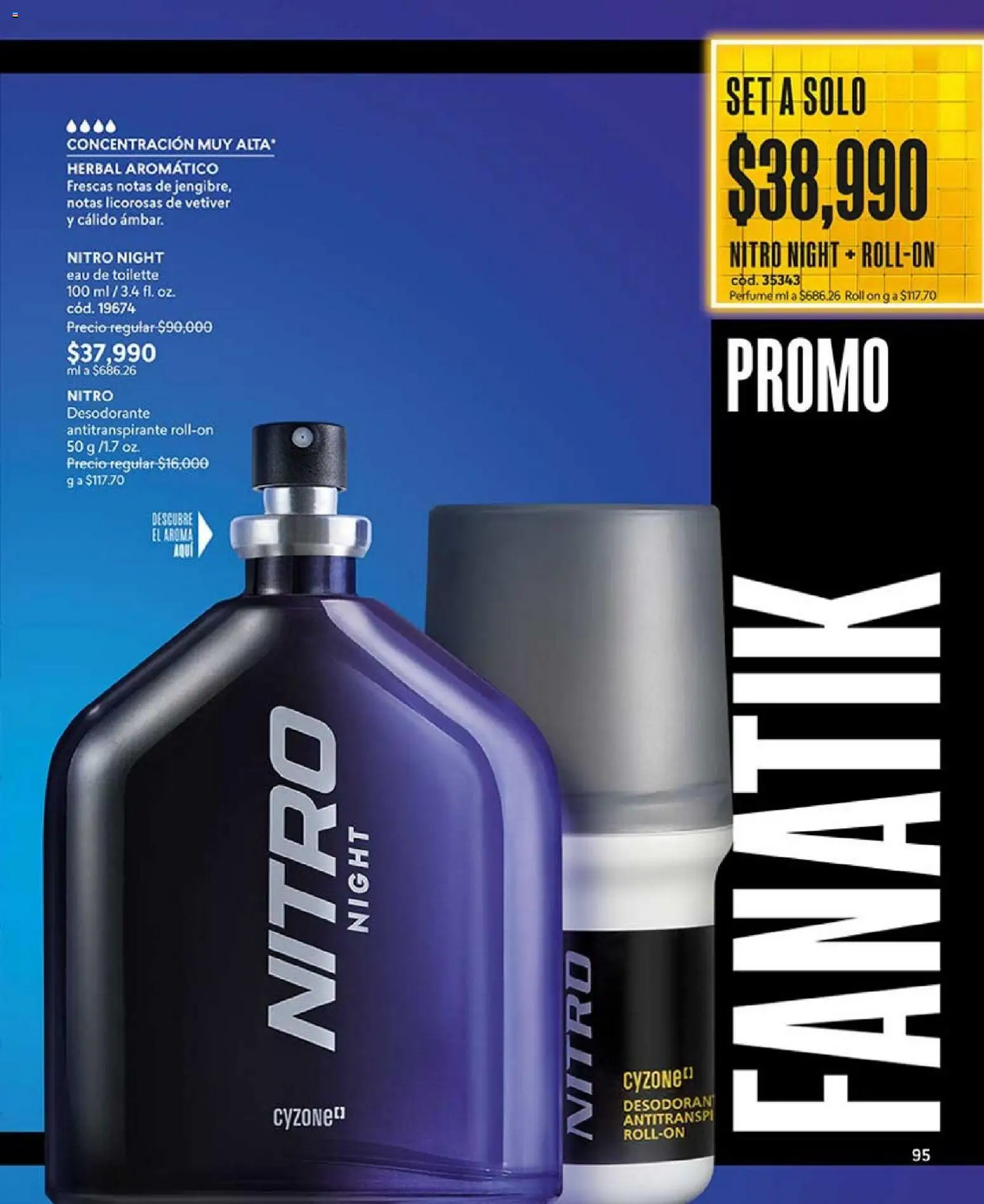 CyZone revista - valida desde el 01.04.2026 | Página: 95 | Productos: Perfume, Eau de toilette, Desodorante, Antitranspirante