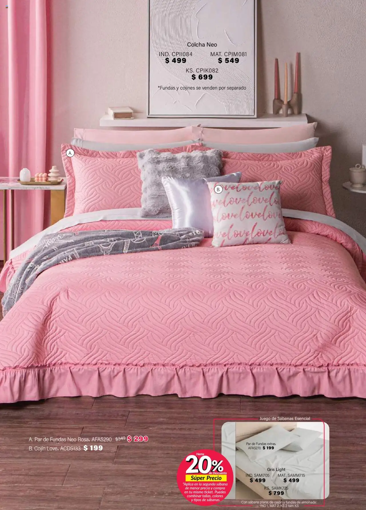 Nuevas ofertas de Colchas Concord válidas en toda la República Mexicana desde el 01.08.2025. ¡Encuentra las mejores ofertas en Colchas Concord - Catálogo! | Página: 323 | Productos: Juego, Almohada, Sabanas