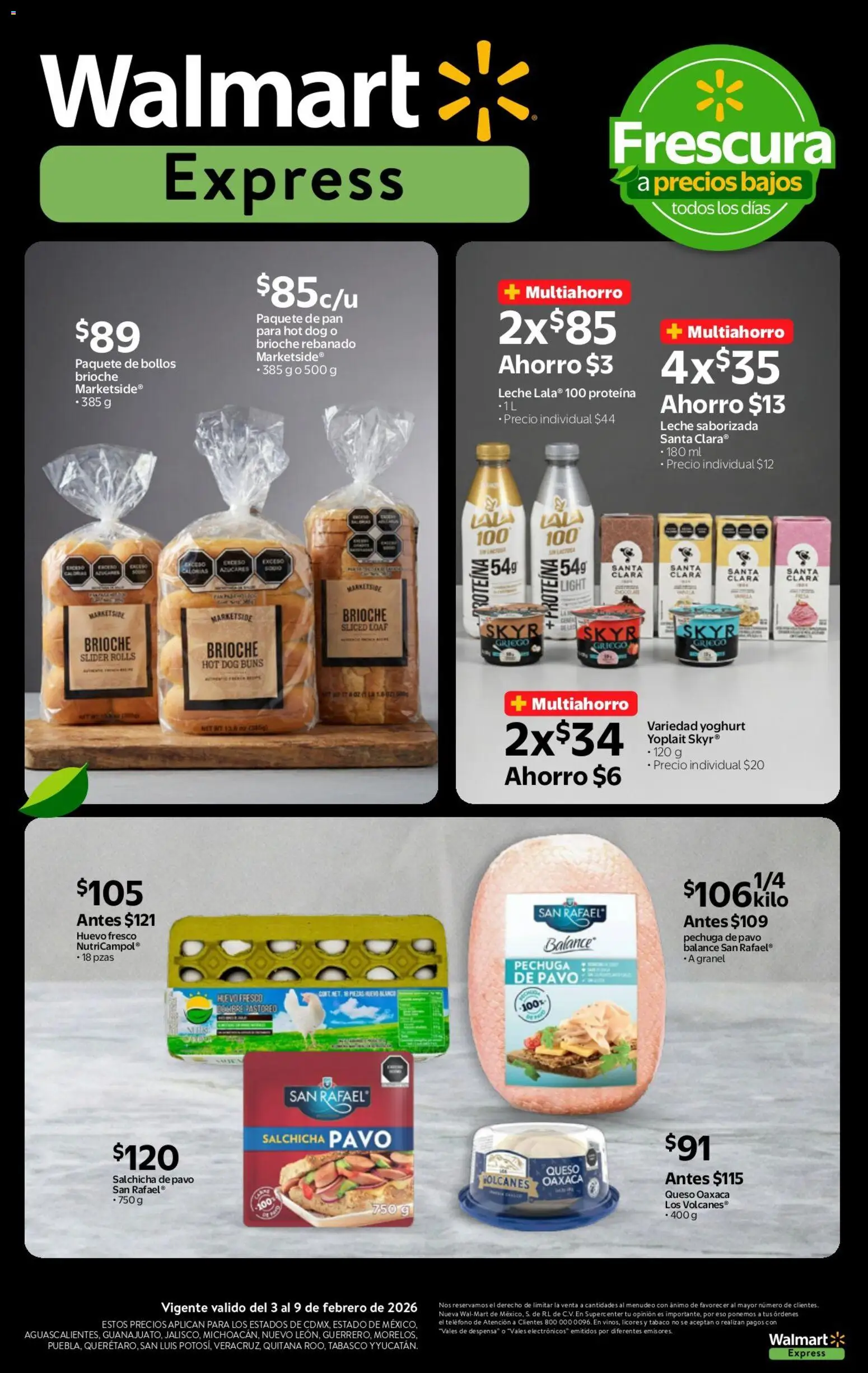 Nuevas ofertas de Walmart Express válidas en toda la República Mexicana desde el 03.02.2026. ¡Encuentra las mejores ofertas en Walmart Express folleto Ofertas! | Página: 3