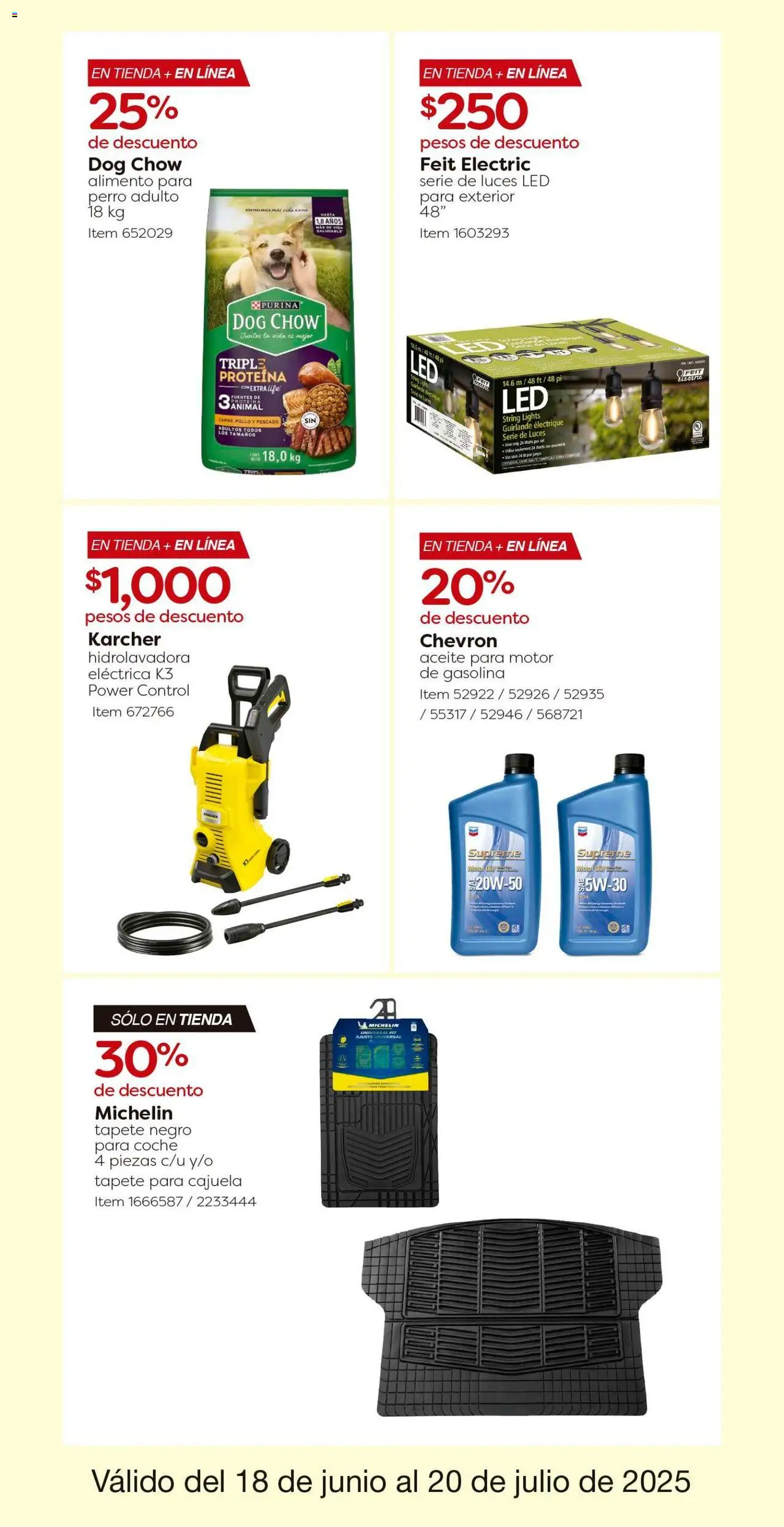 Nuevas ofertas de Costco válidas en toda la República Mexicana desde el 18.06.2025. ¡Encuentra las mejores ofertas en Costco catálogo! | Página: 16 | Productos: Pollo, Aceite, Hidrolavadora, Viga