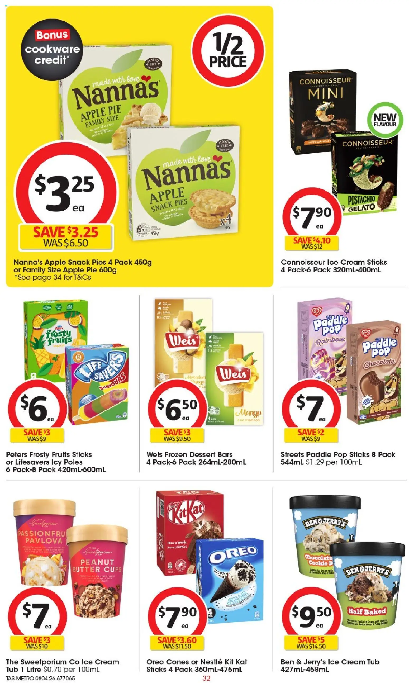 Coles catalogue - valid from 08.04.2026 | Page: 32 | Products: Cups, Cookware, Cream, Fruits