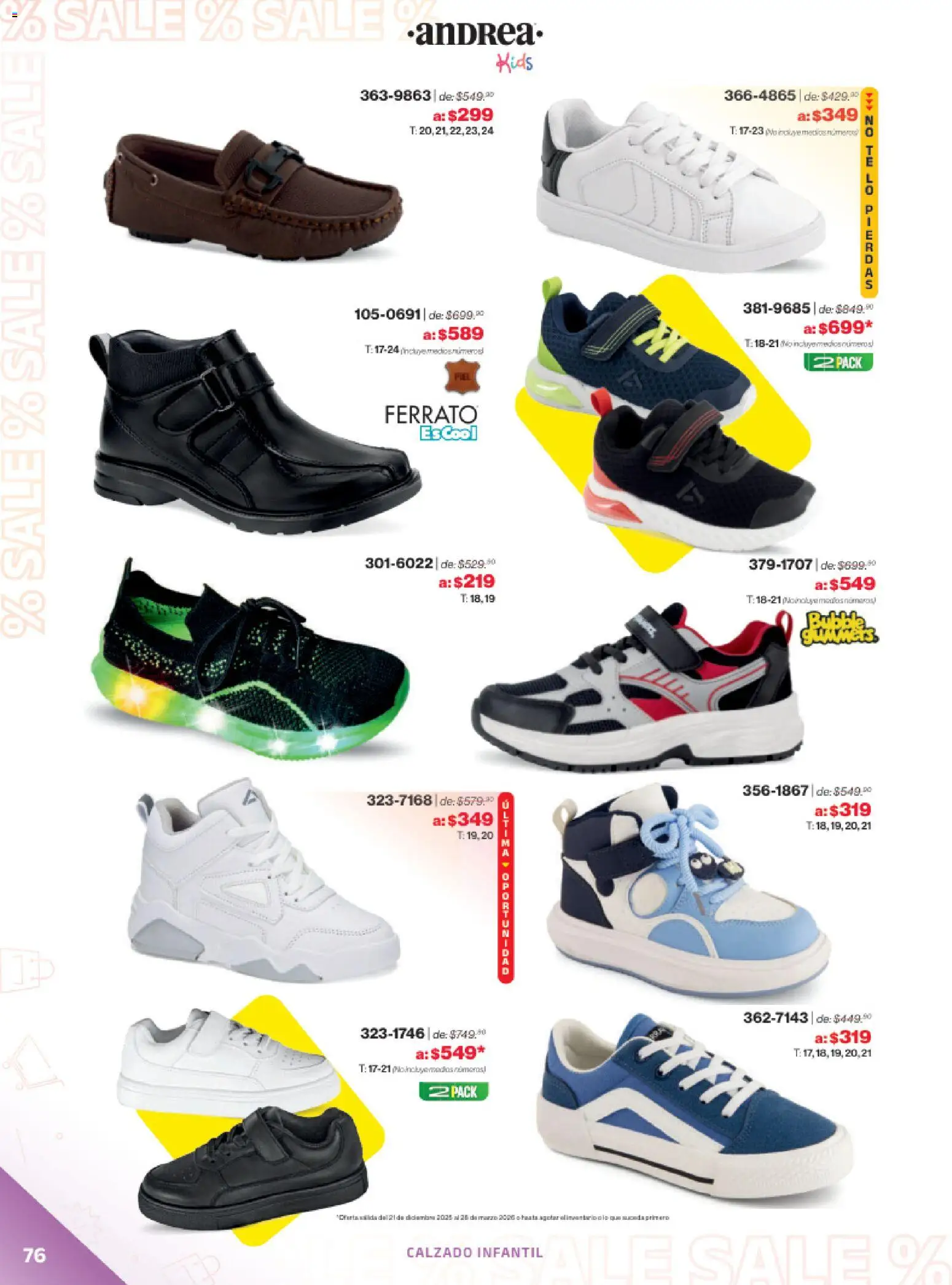 Nuevas ofertas de Andrea válidas en toda la República Mexicana desde el 21.12.2025. ¡Encuentra las mejores ofertas en Andrea catálogo Outlet! | Página: 76