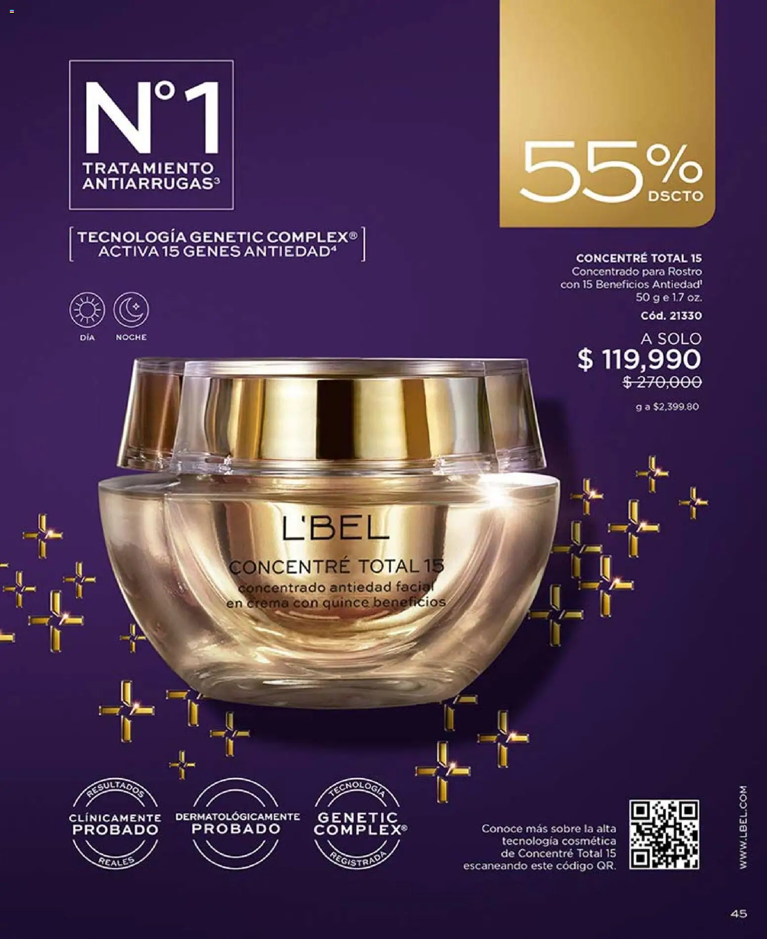 L'Bel revista - valida desde el 03.04.2026 | Página: 45 | Productos: Crema, Sobre